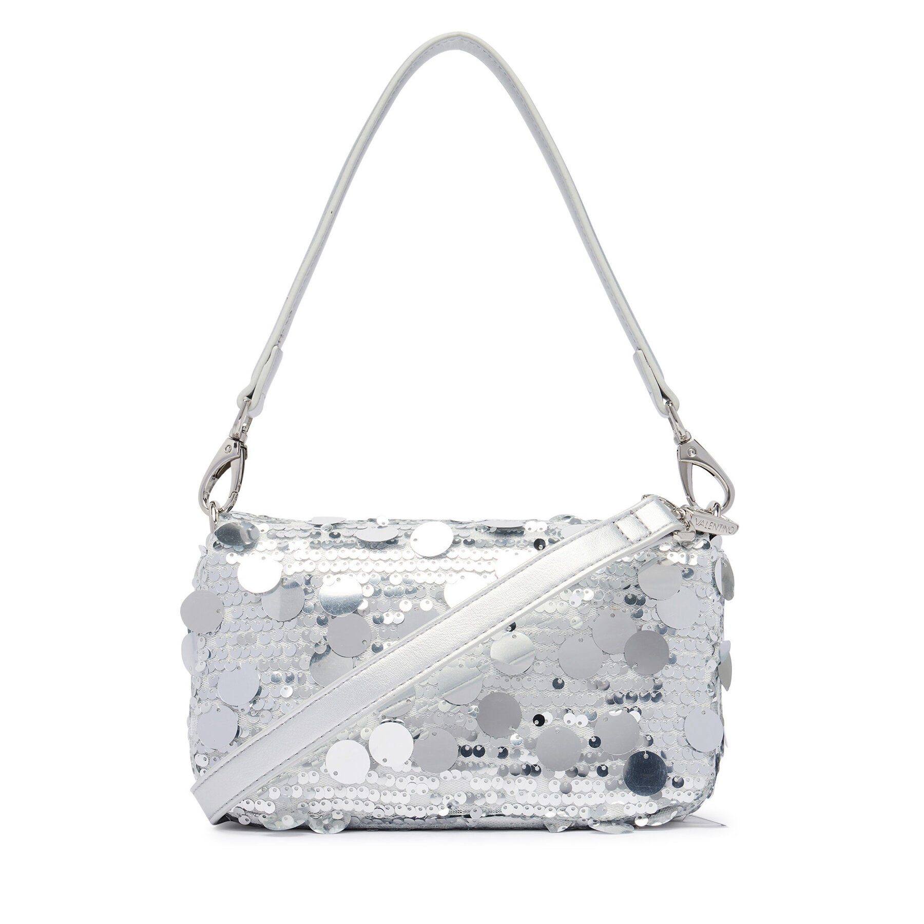Τσάντα Valentino Sleet VBSA6R09 Ασημί
