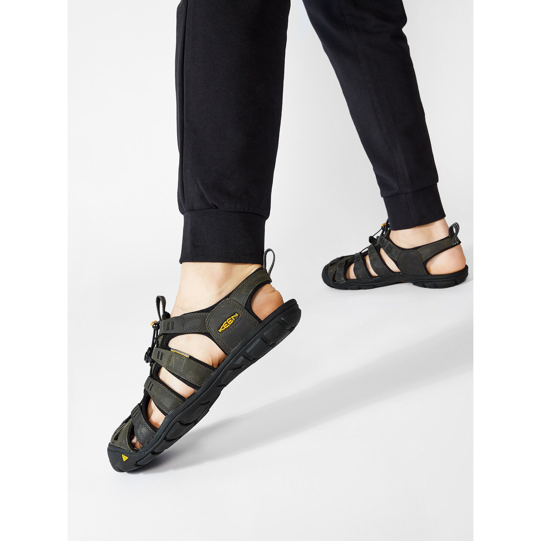 Sandale Keen Clearwater Cnx Leather 1013107 Siva