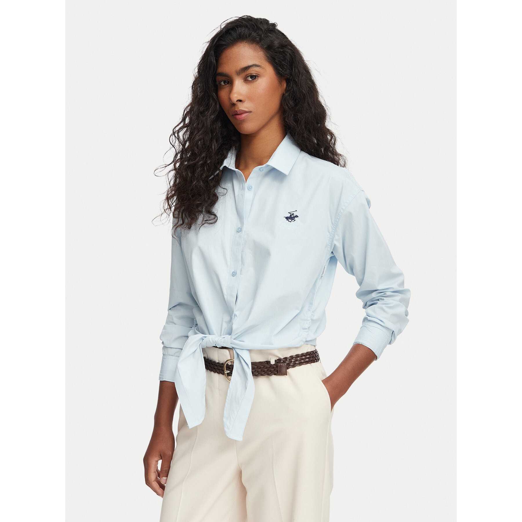 Beverly Hills Polo Club Hemd P-SS26W-SH506602 Blau Regular Fit