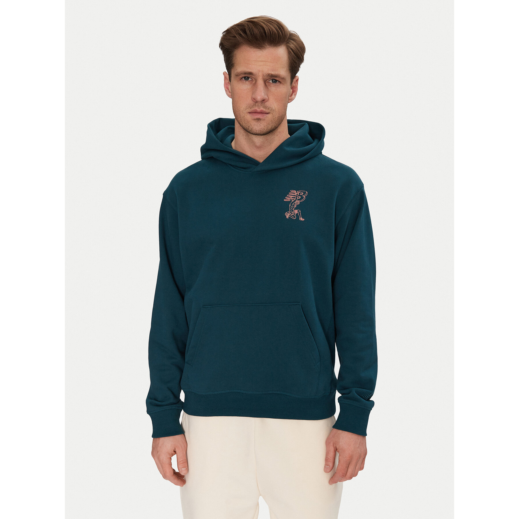 New Balance Sweatshirt MT51979 Blau Regular Fit