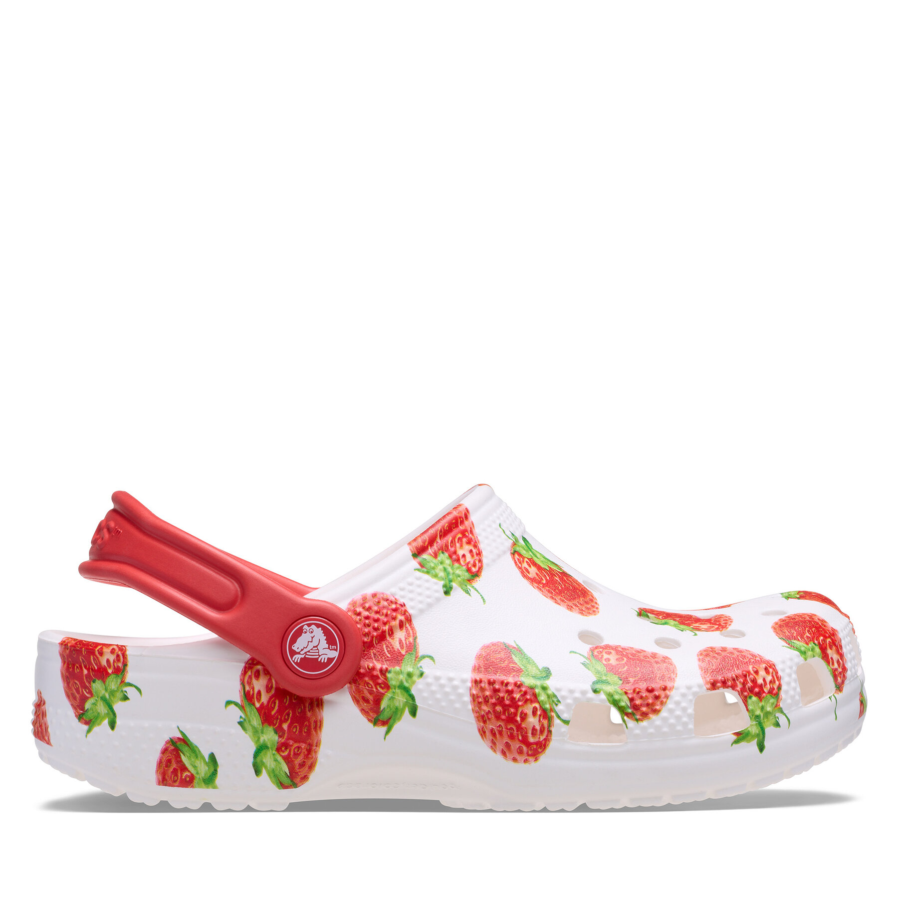 Crocs Παντόφλες Crocs Kids’ Classic Fresh Fruits Clog 211020 Λευκό