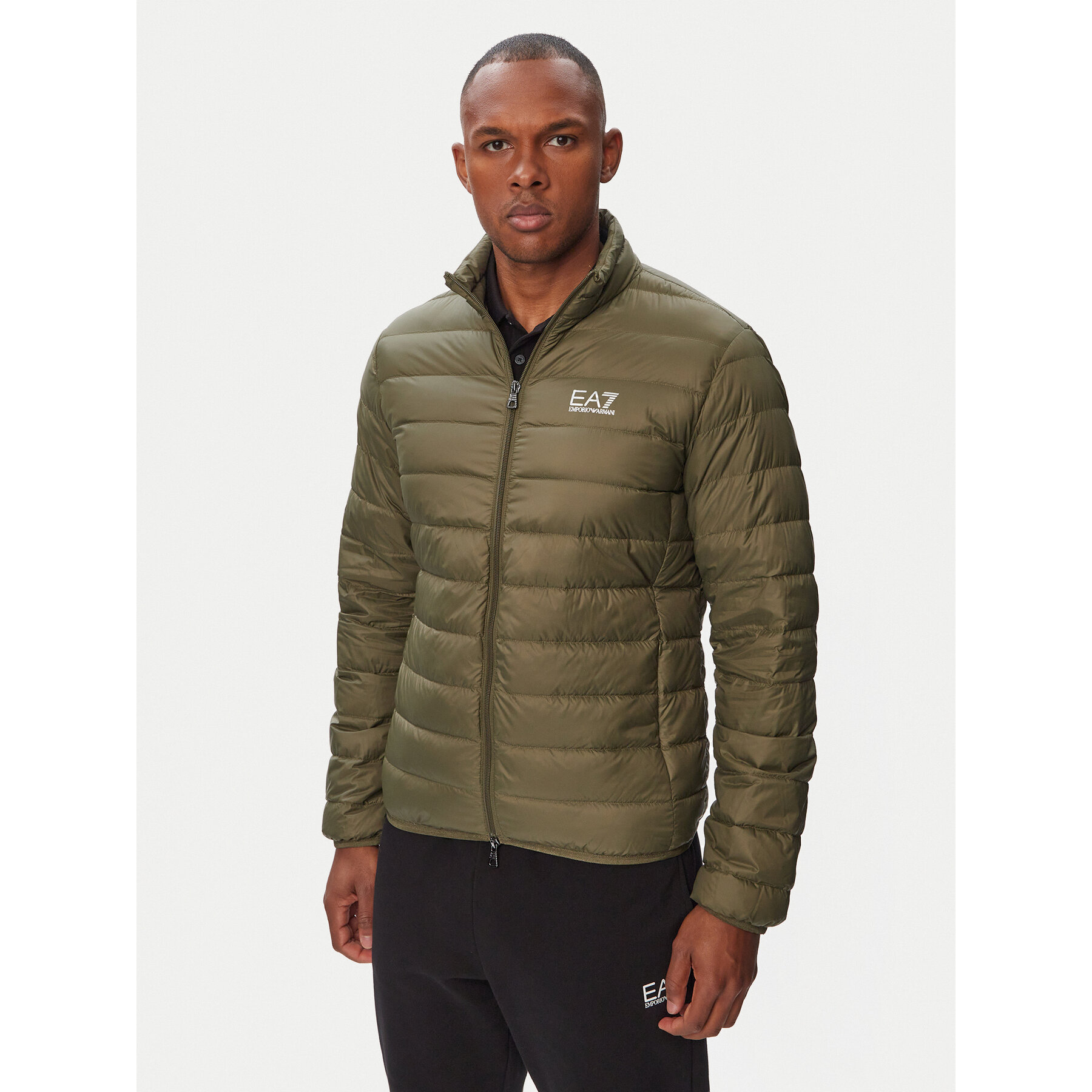 EA7 Emporio Armani Daunenjacke 8NPB23 PNGPZ U7014 Dunkelgrün Regular Fit