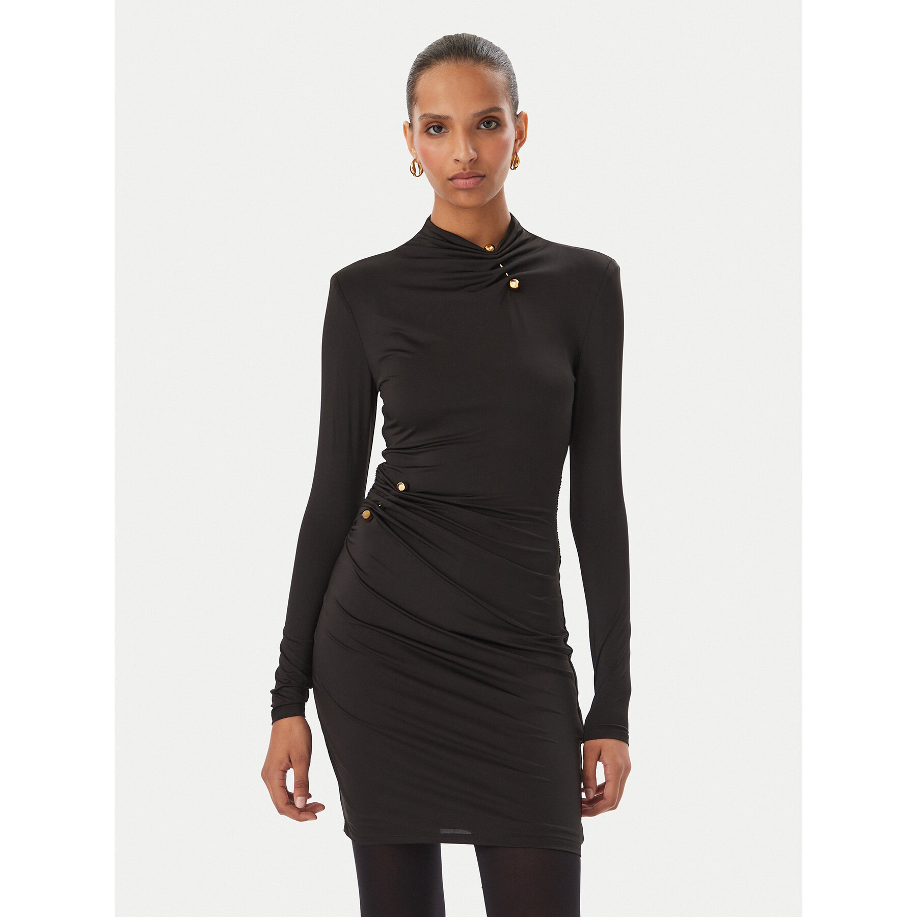 Marciano Guess Coctailkleid G6BK20 K6523 Schwarz Slim Fit