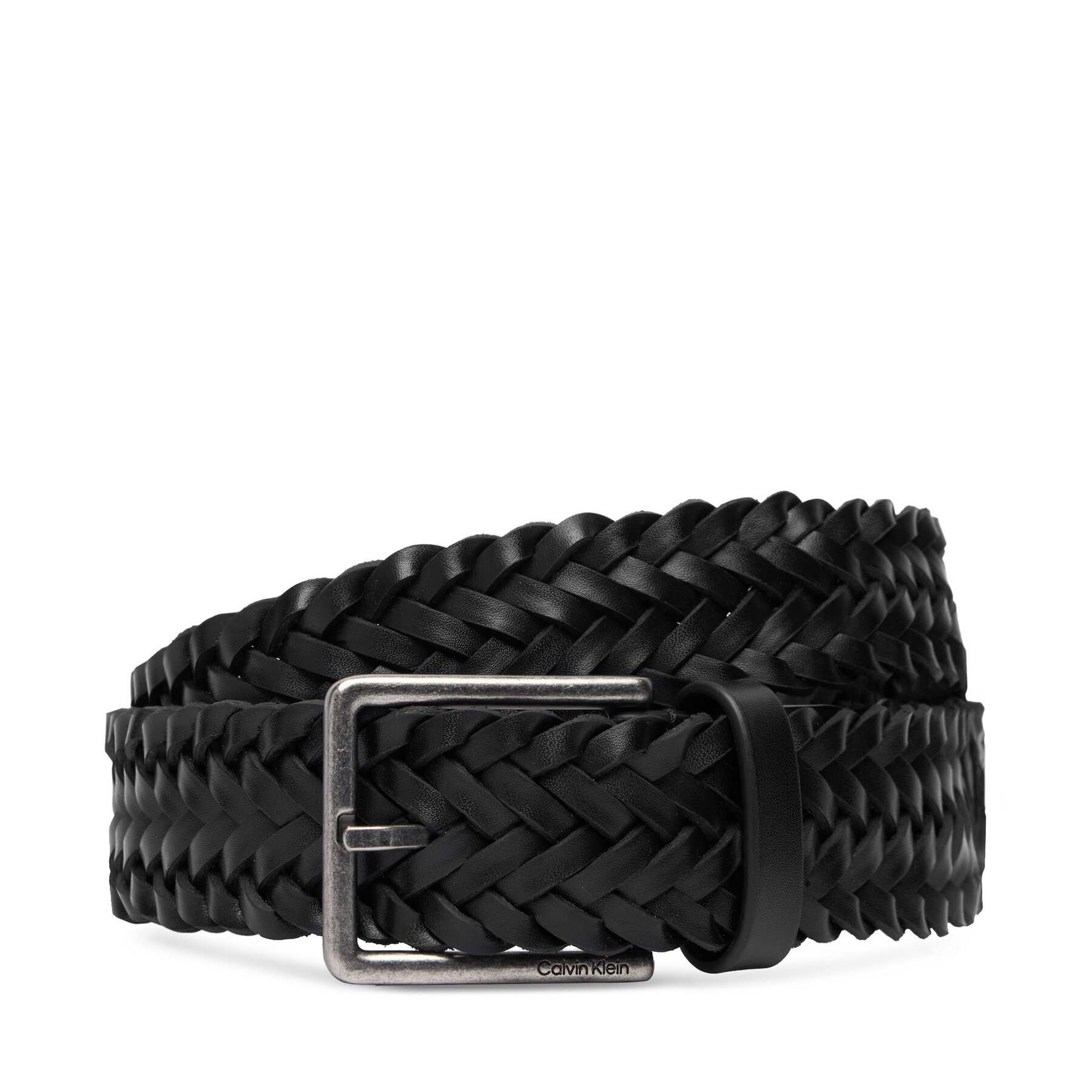 Pánsky opasok Calvin Klein Warmth Buckle 35Mm LV04D7053G Čierna