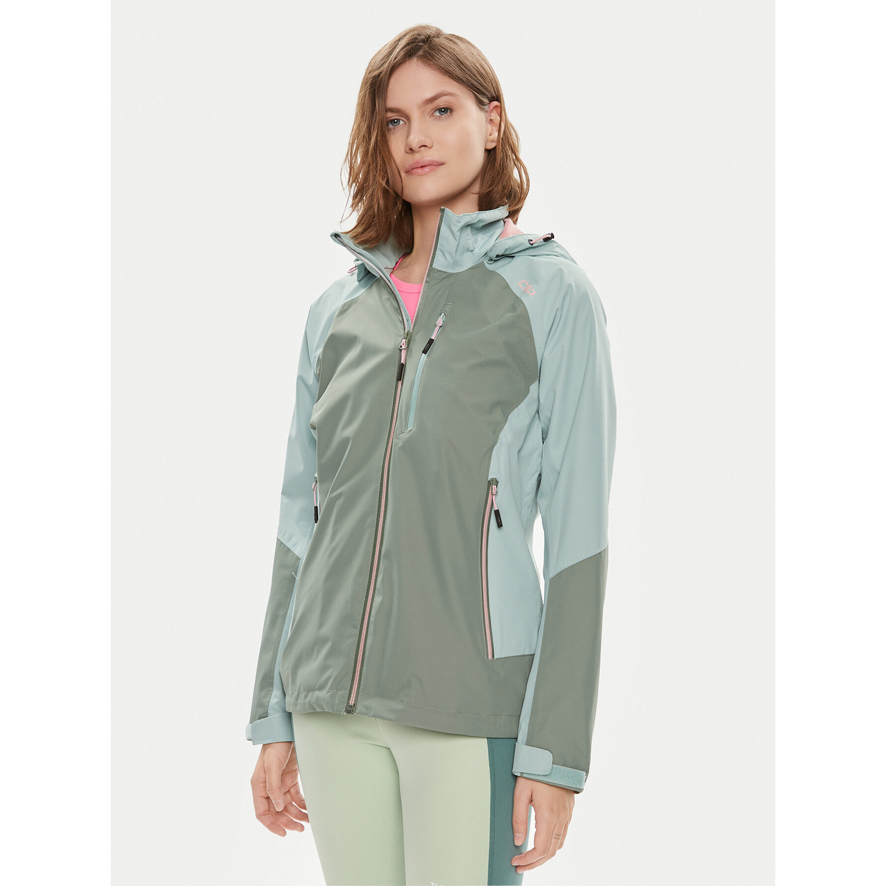 CMP Regenjacke 34Z5116 Grün Regular Fit