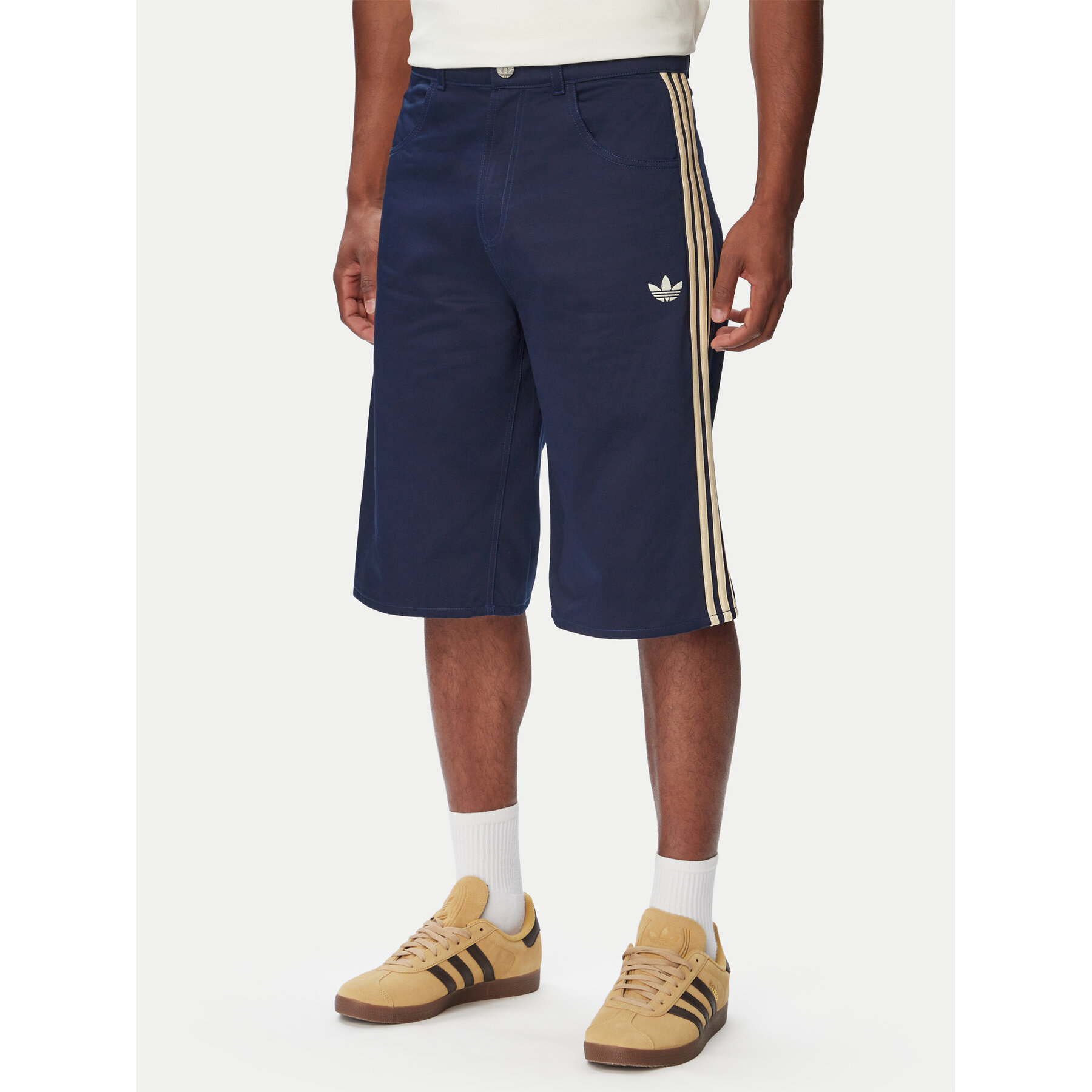 adidas Stoffshorts Firebrid Twill Jorts KR7234 Dunkelblau Regular Fit