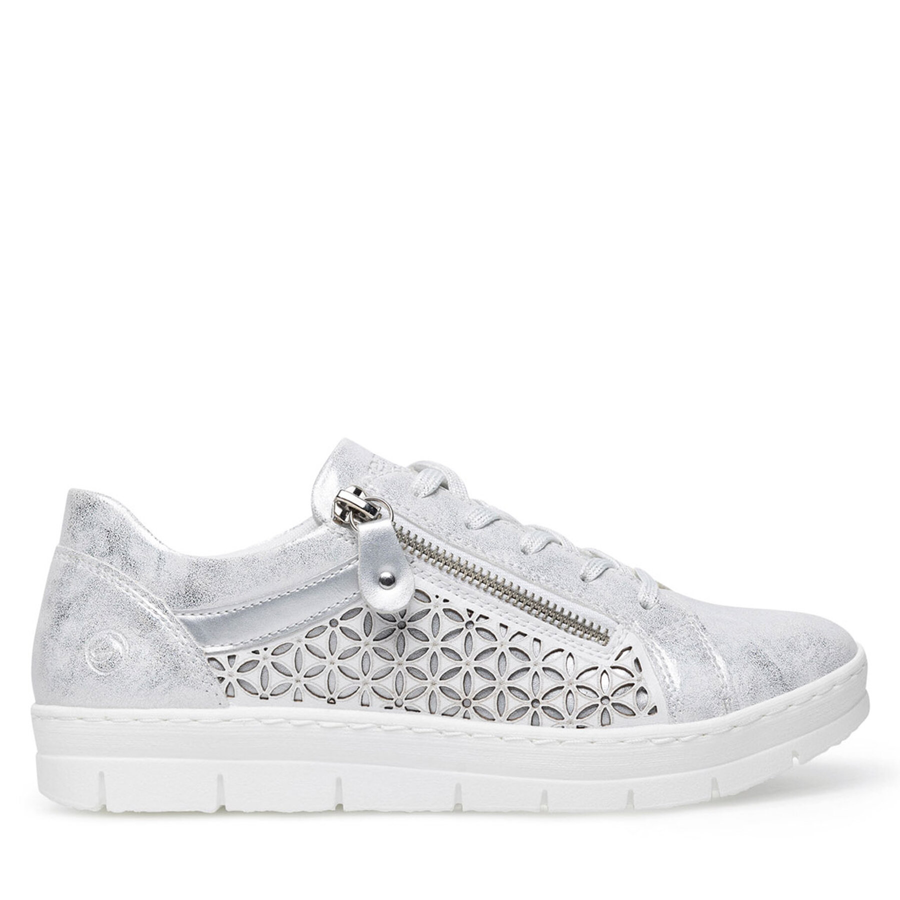 Sneakersy Remonte D5830-91 Strieborná