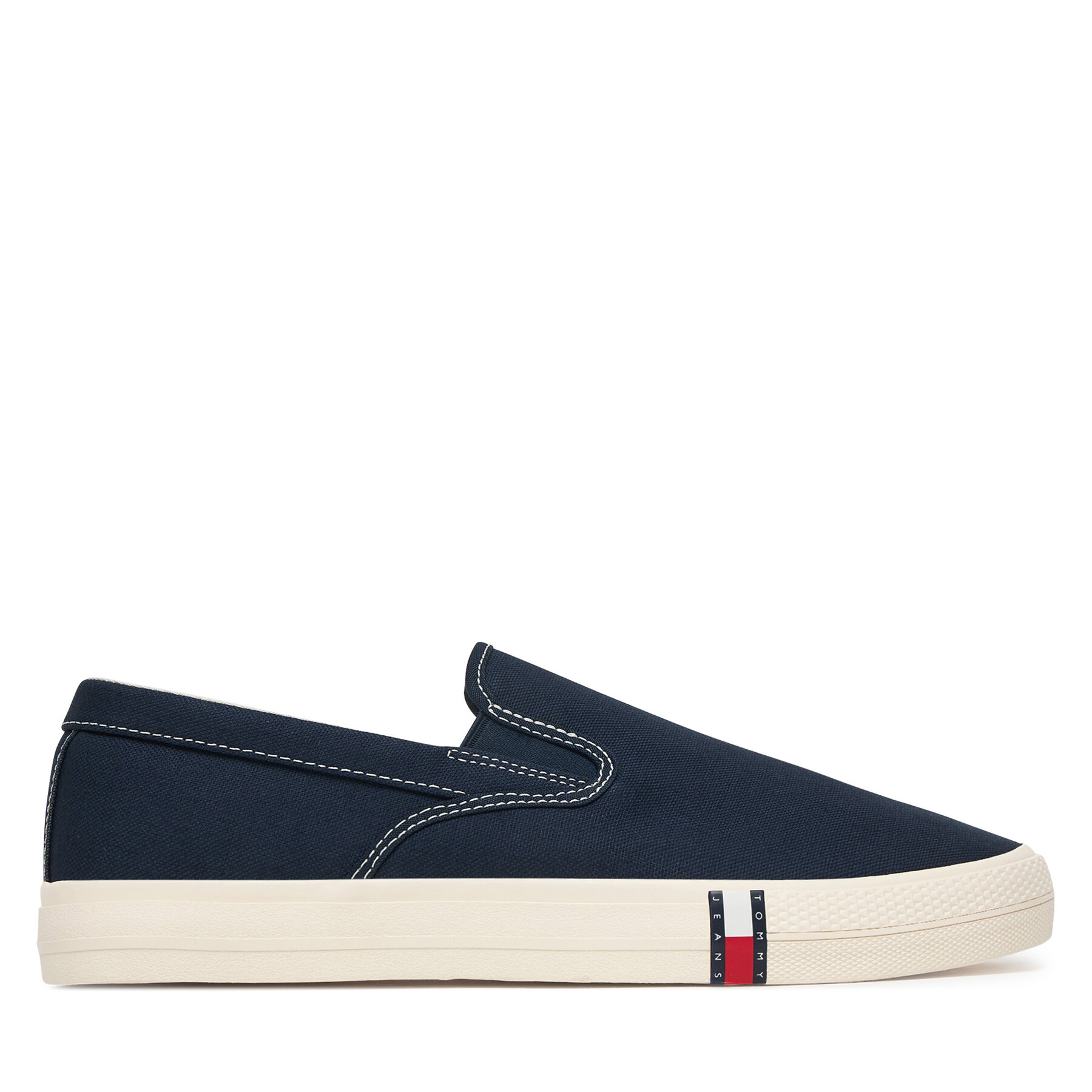 Tenisky Tommy Jeans Archive Vulc. Y2K Slip On EM0EM01675 Tmavomodrá