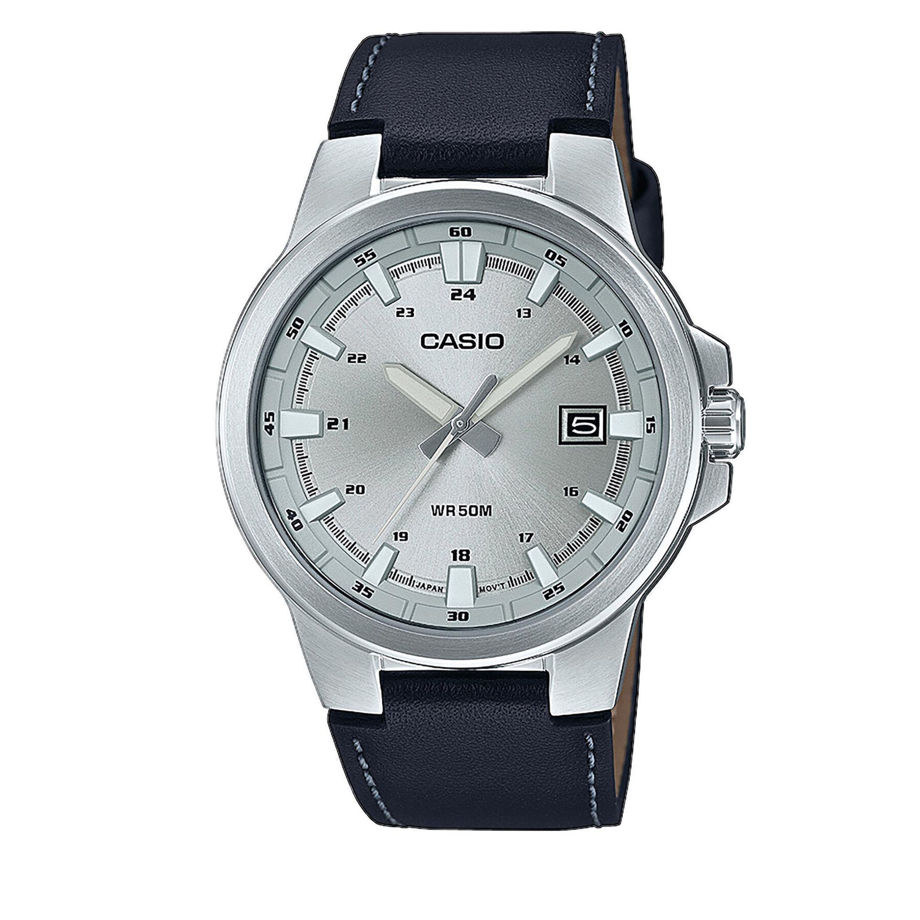 

Годинник Casio MTP-E173L-7AVEF Black/Silver, Чорний