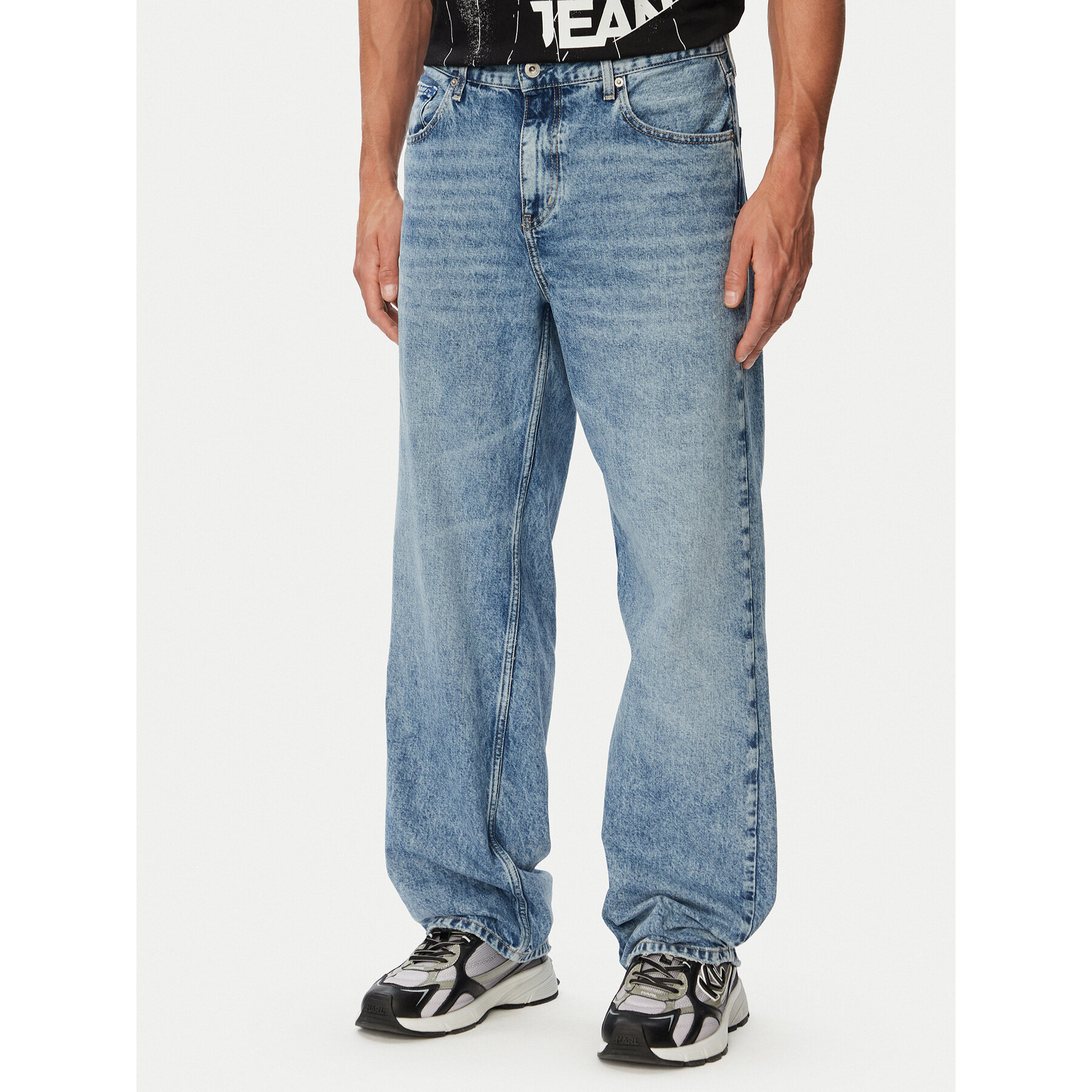 Karl Lagerfeld Jeans Jeans B3M10005 Blau Relaxed Fit