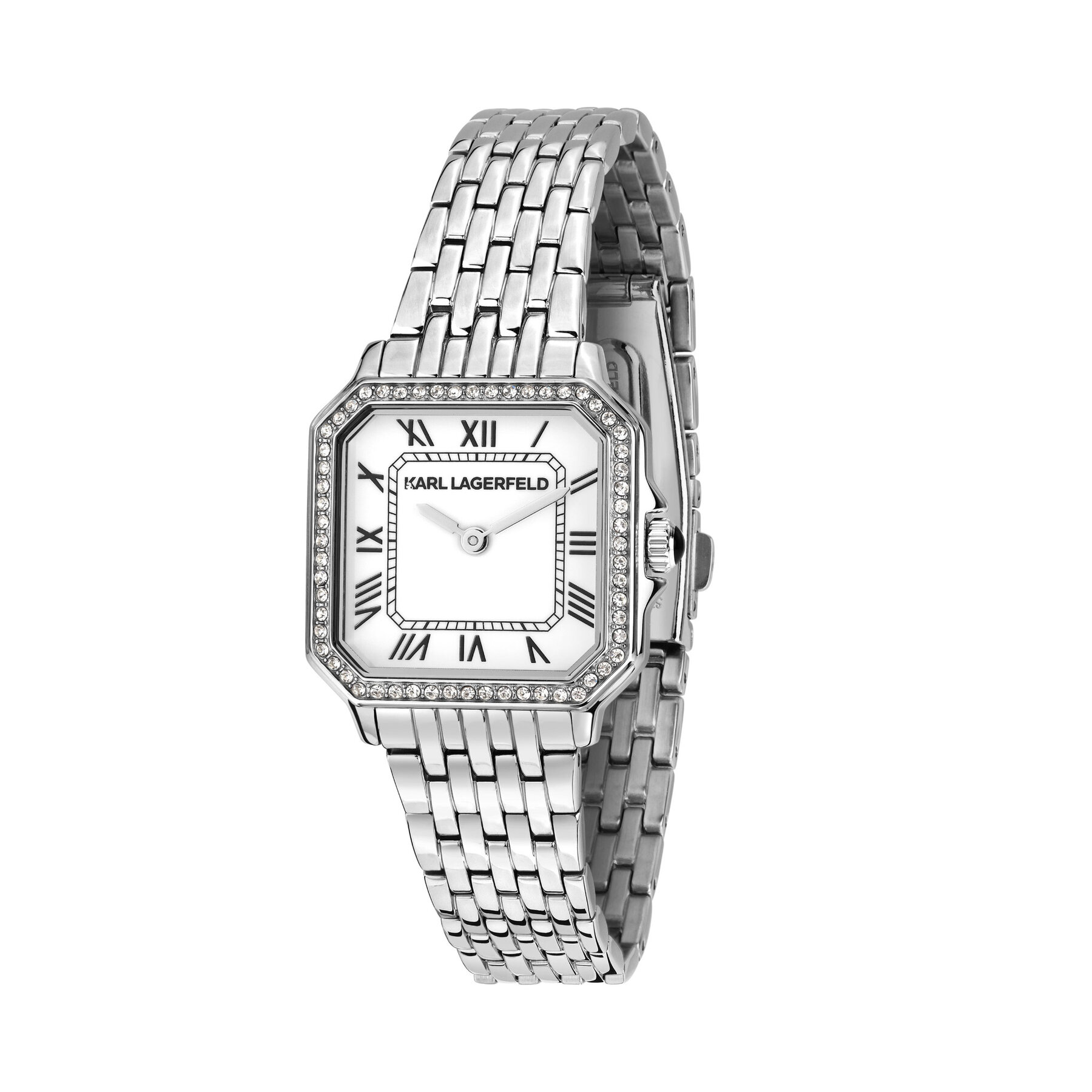 Hodinky KARL LAGERFELD R0553110506 Strieborná