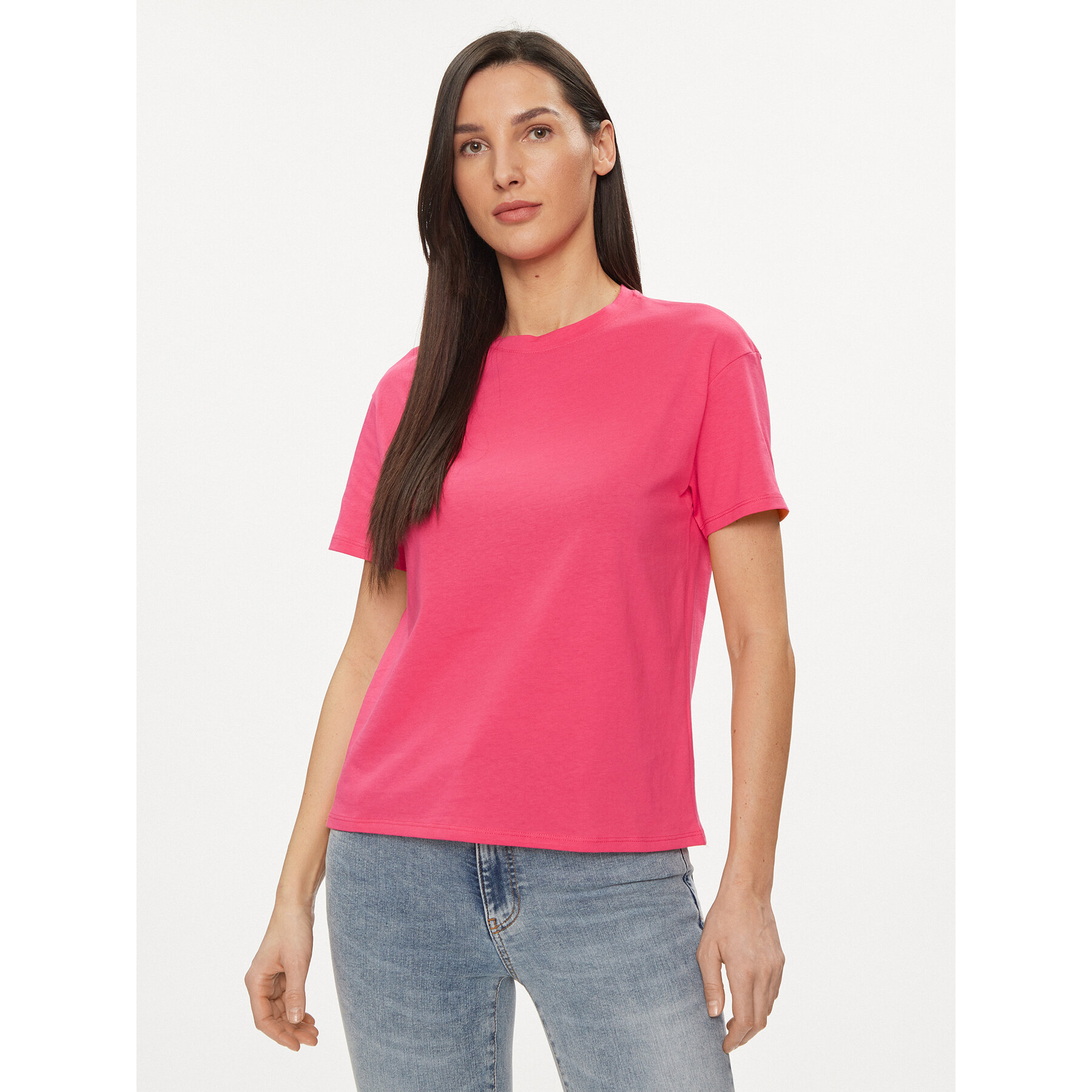 United Colors Of Benetton United Colors Of Benetton T-Shirt 3096D102O Ροζ Regular Fit