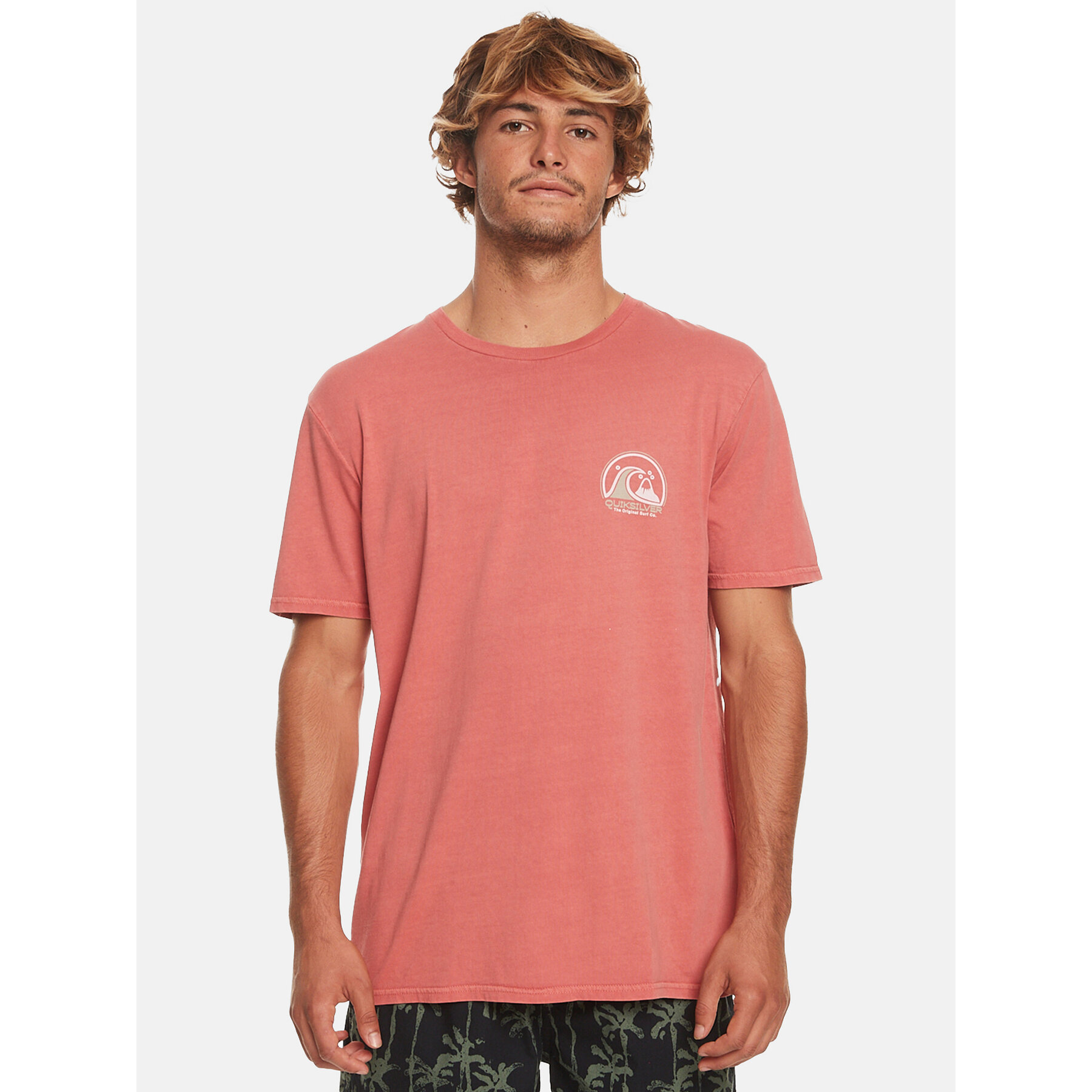 Quiksilver T-shirt Cleancircle Tees EQYZT07491 Rosso Regular Fit