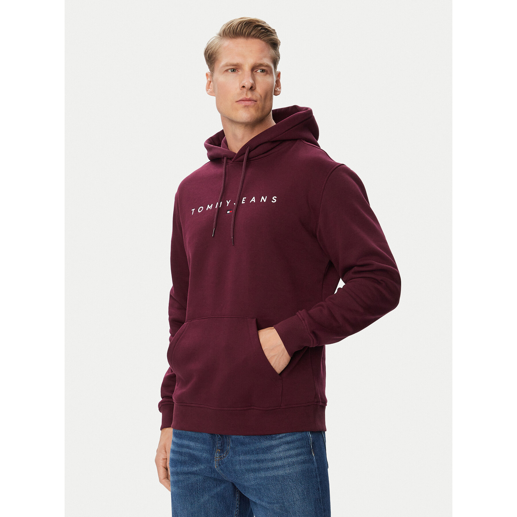 Tommy Jeans Sweatshirt DM0DM20746 Violett Regular Fit