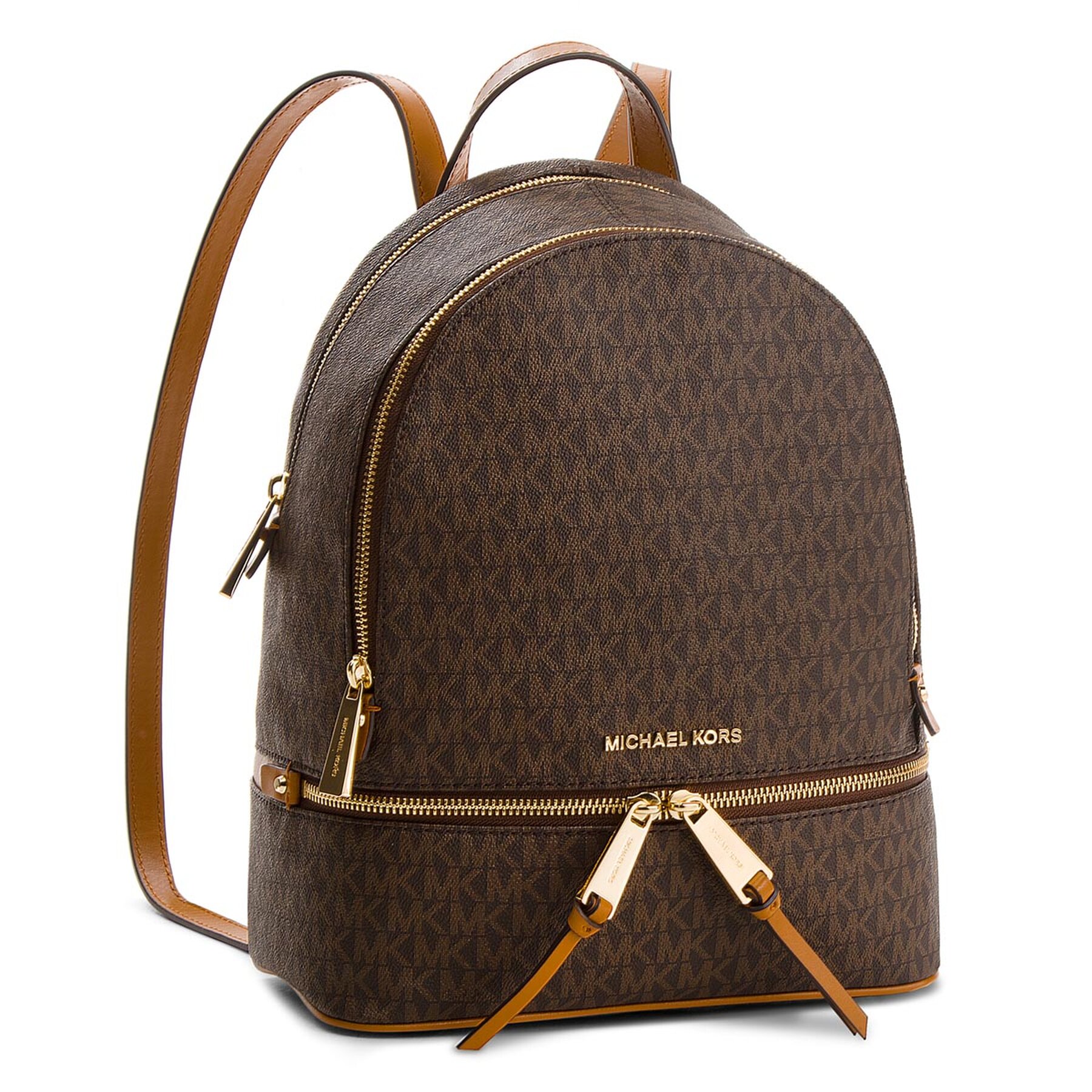 Damski Plecak MICHAEL Michael Kors Brązowy Rhea Zip 30S7GEZB1B