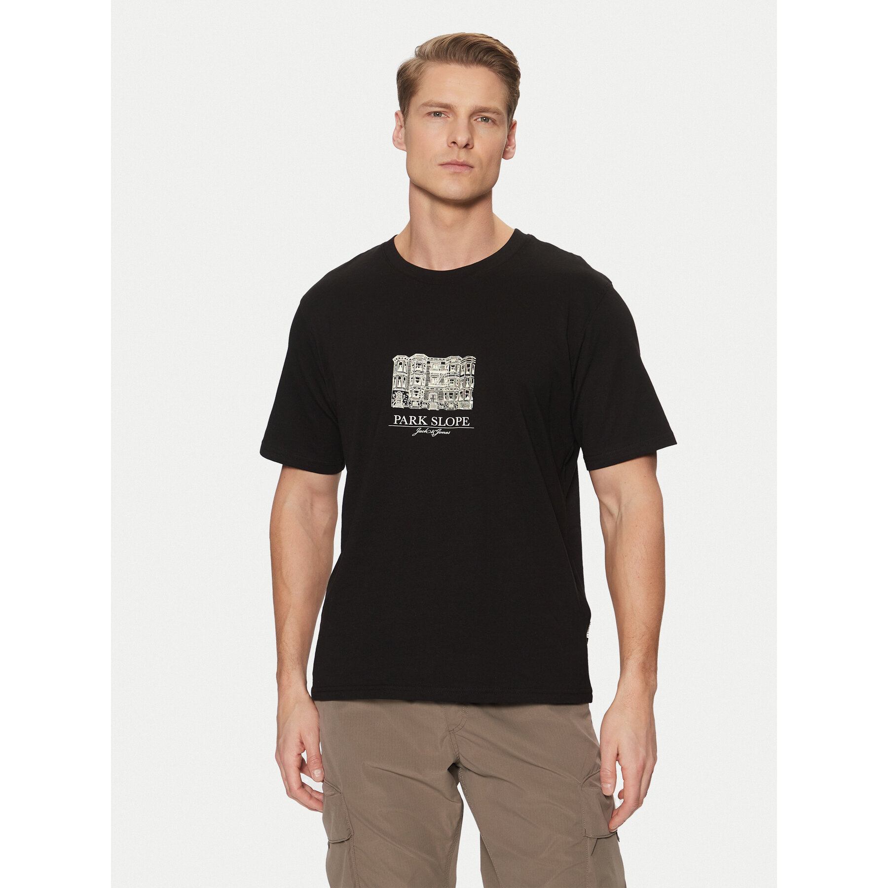 Jack&Jones Jack&Jones T-Shirt Boston 12273400 Μαύρο Relaxed Fit
