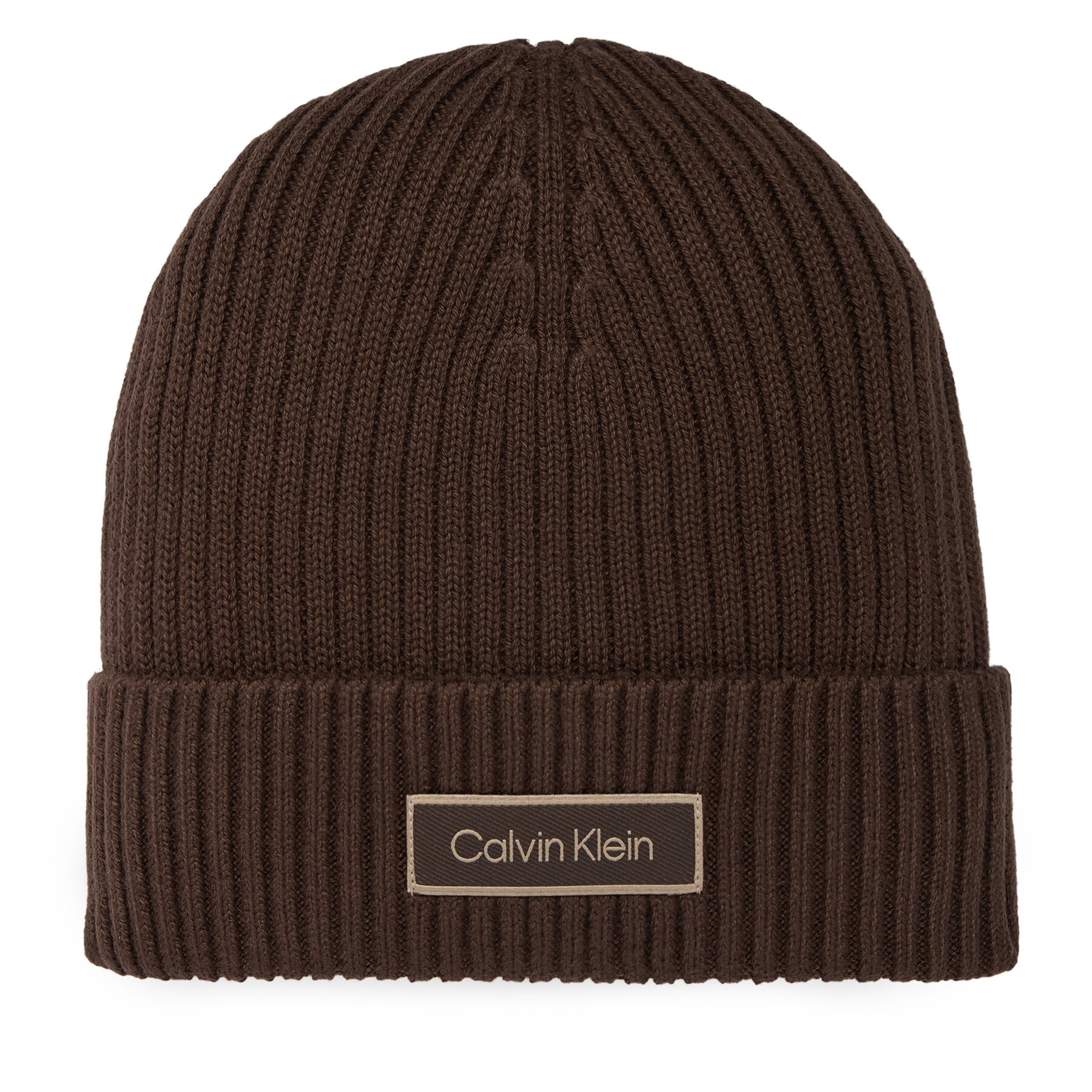 Čiapka Calvin Klein LV04D8053G Tmavo hnedá