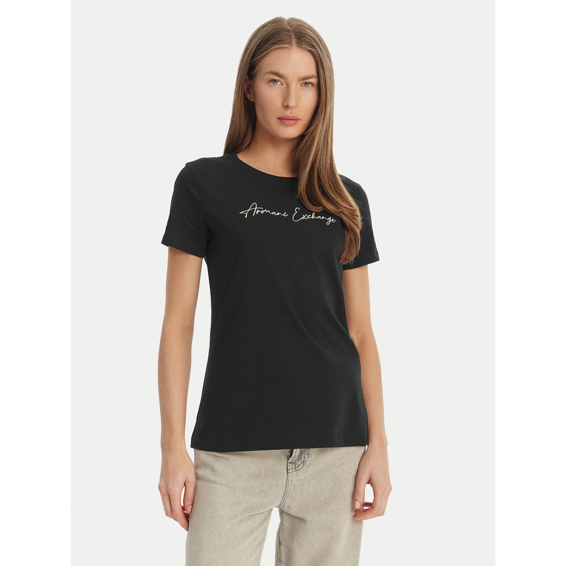 Armani Exchange T-Shirt XW000839 AF10356 MC021 Μαύρο Regular Fit