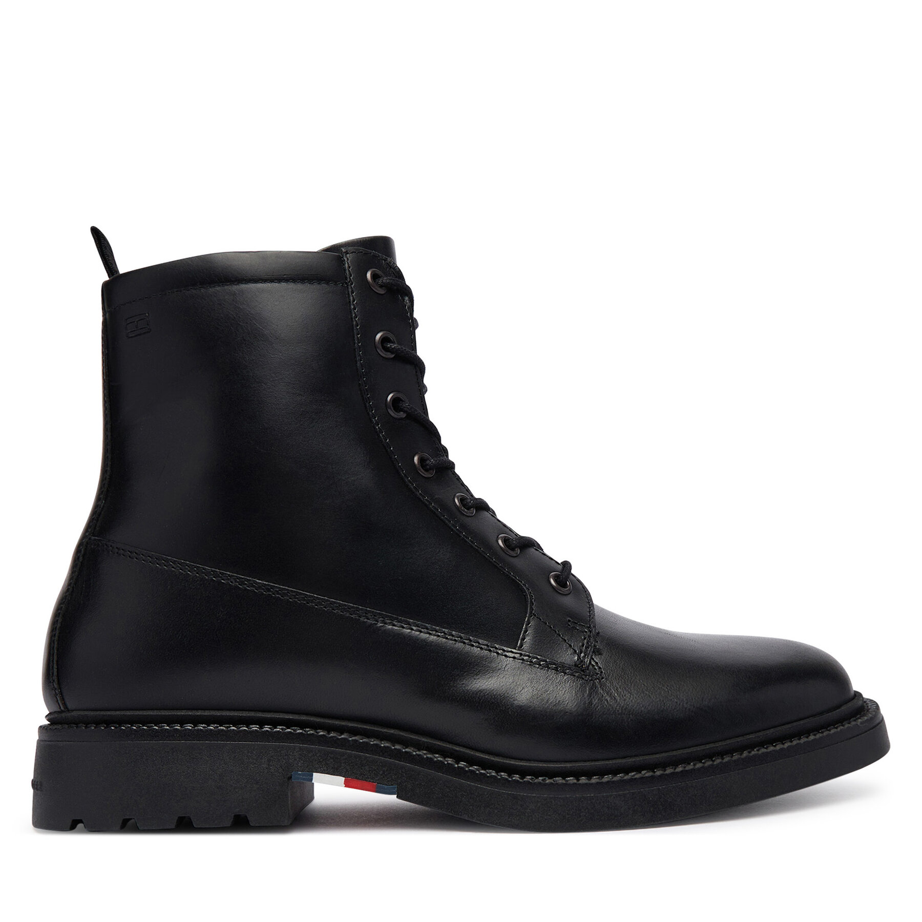 Gležnjače Tommy Hilfiger Corporate Casual Lth Boot FM0FM06174 Crna