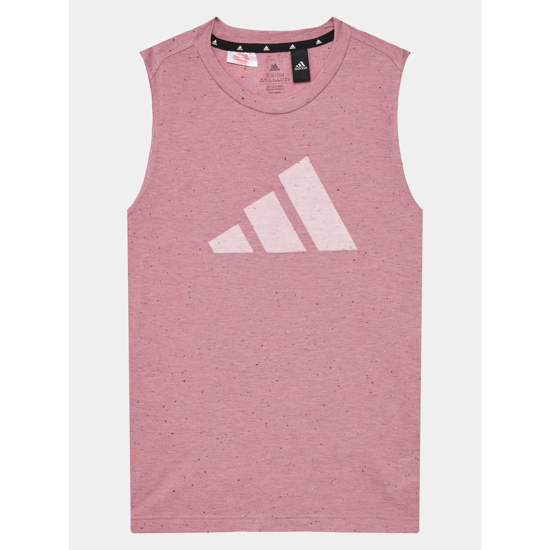 adidas Top Future Icons Logo Graphic H59660 Rosa Regular Fit