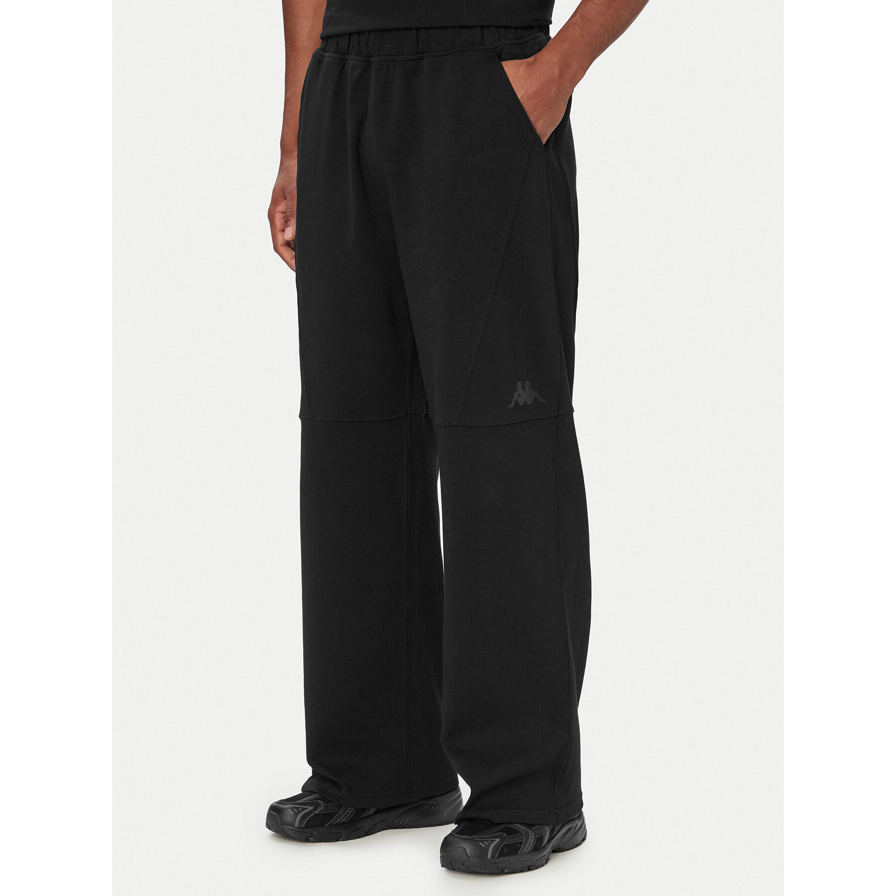 Kappa Donji dio trenerke 362364W Crna Regular Fit