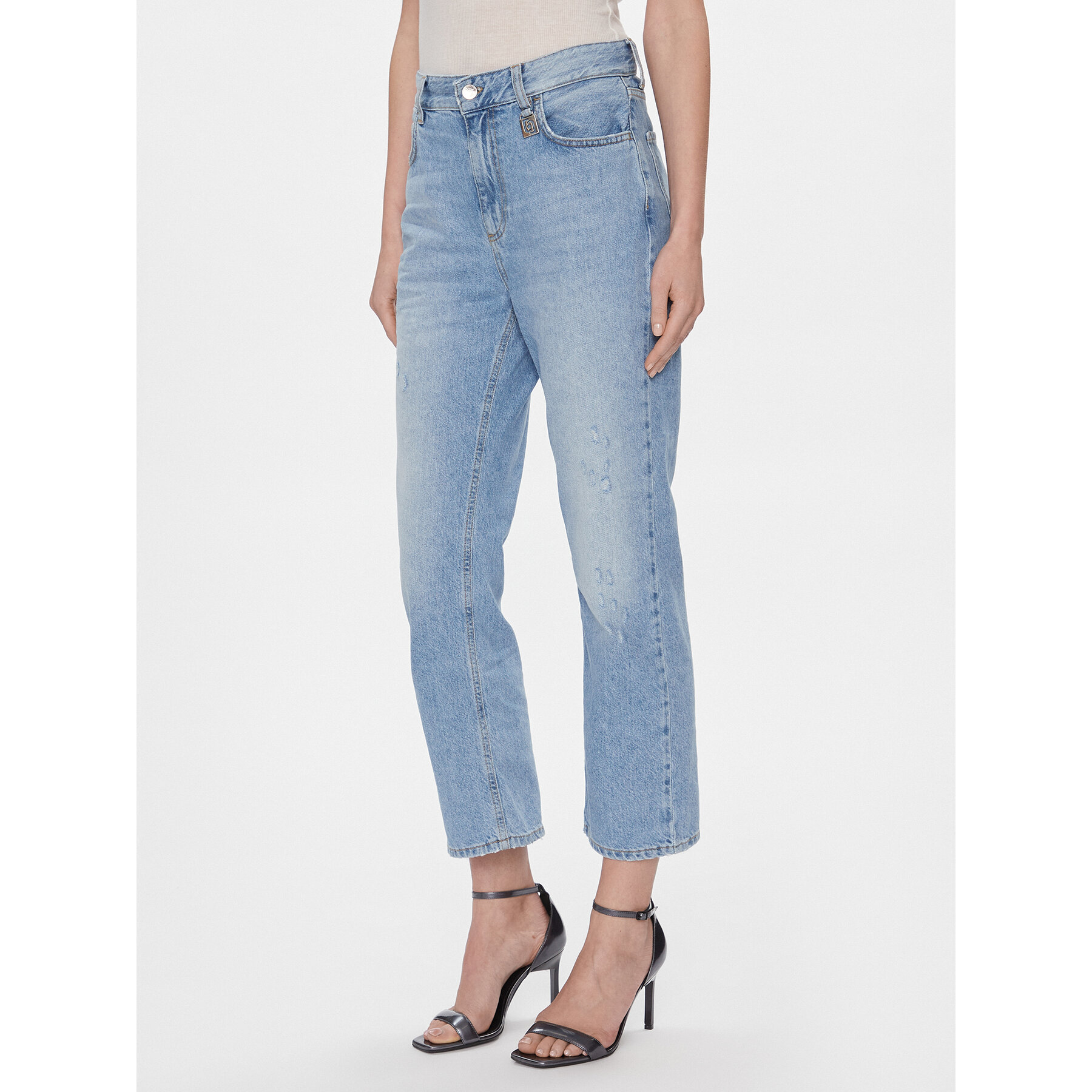 Liu Jo Jeans UA4156 D4666 Blau Boyfriend Fit