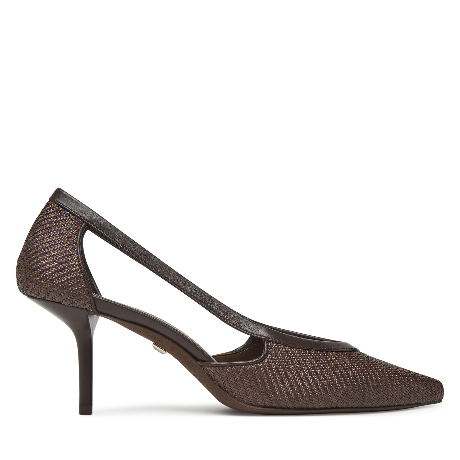 High Heels Max Mara Strawpump 2514521312600 Braun