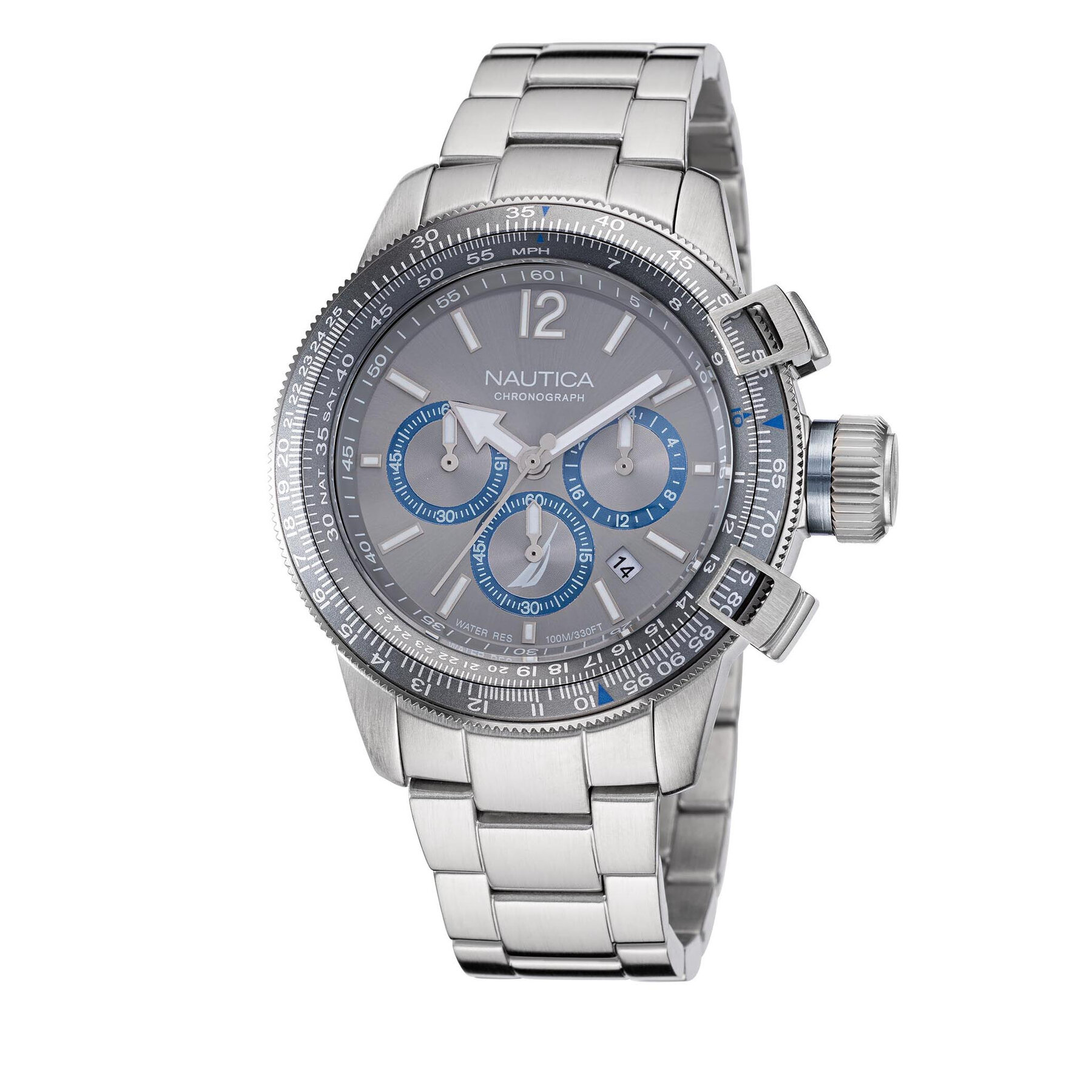 Męski Zegarek Nautica Srebrny NAPBFF103