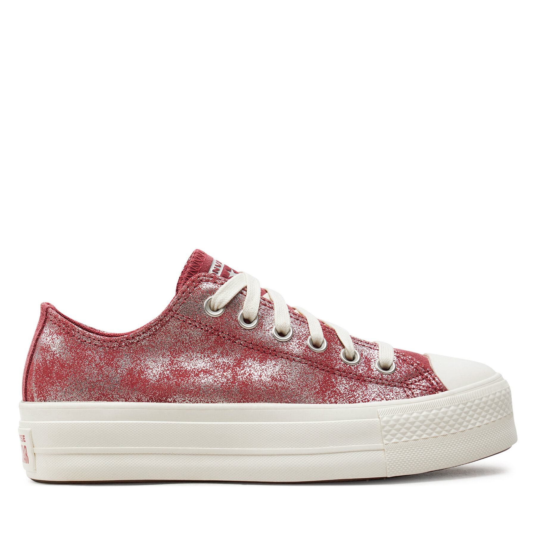 Teniși Converse Chuck Taylor All Star Lift Platform Suede Shimmer A11634C Roz