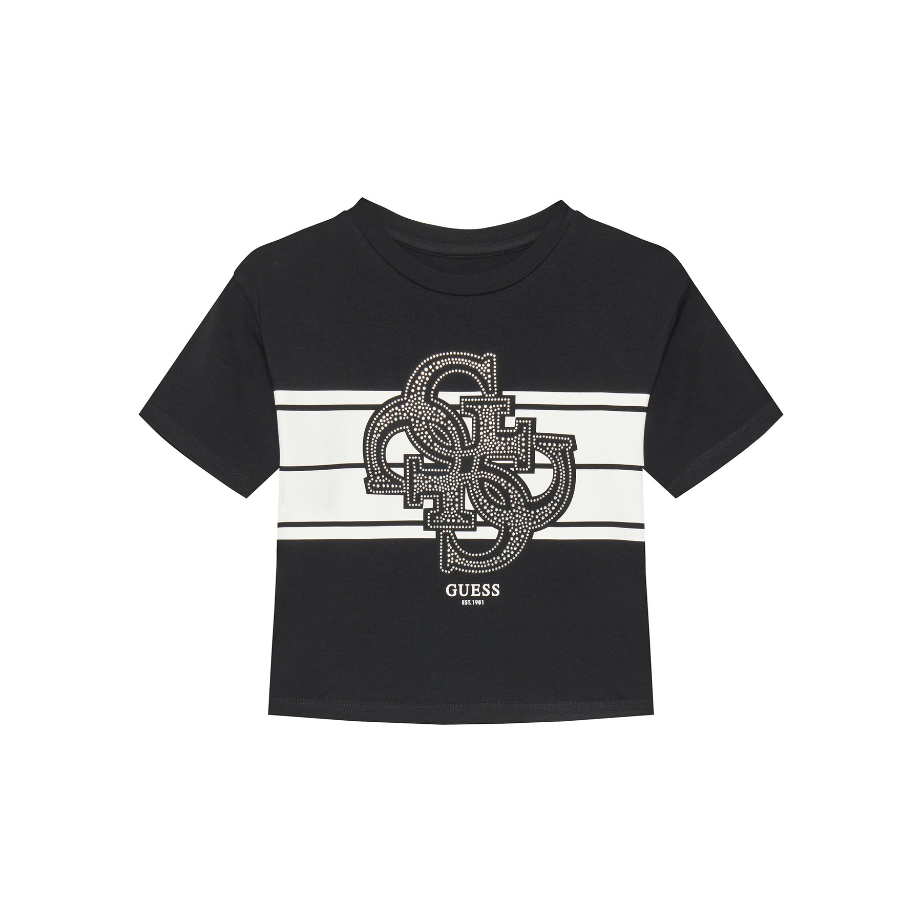 Guess T-shirt J5YI09 K6YW4 Nero Regular Fit