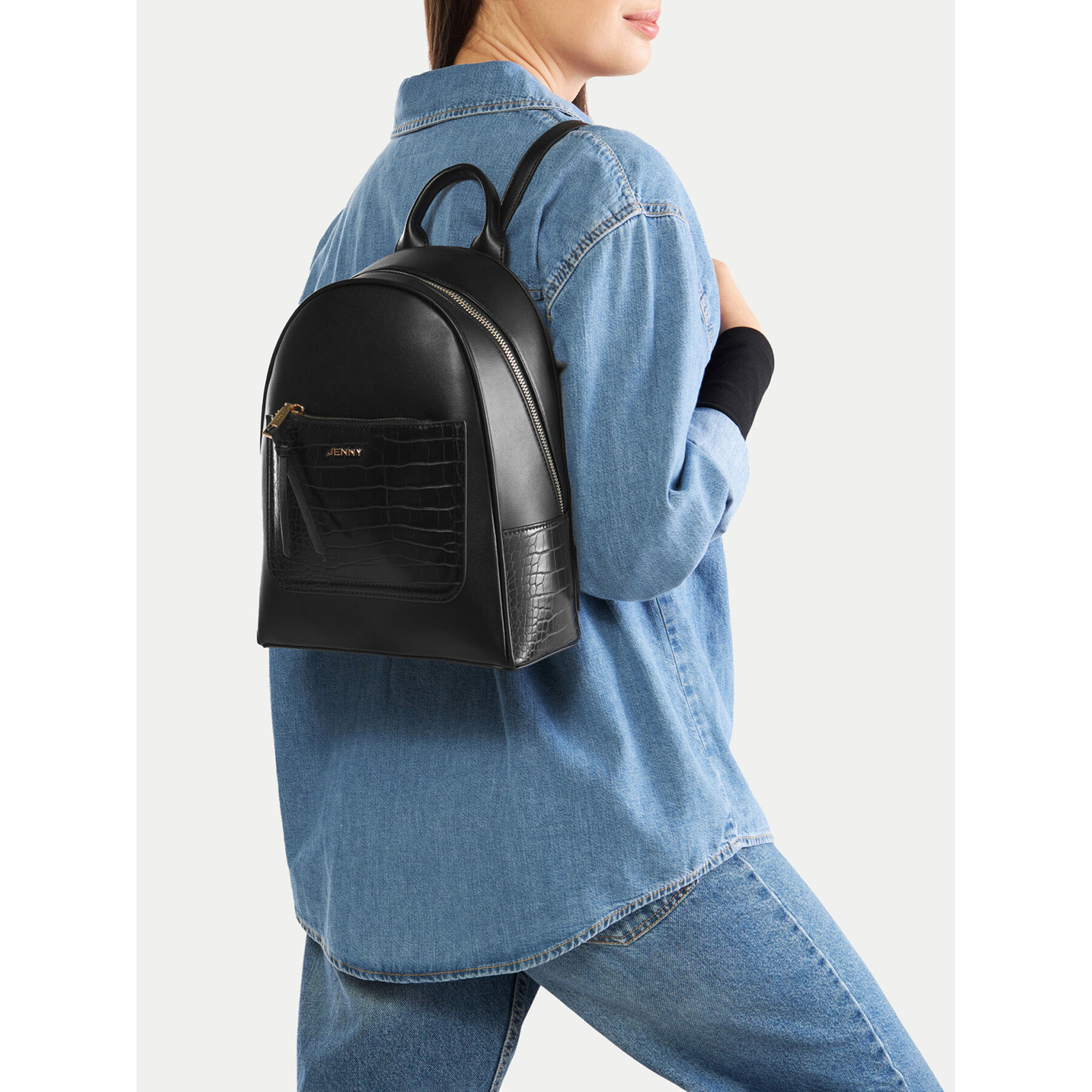 Damski JENNY Plecak Czarny JFR-B-002-07