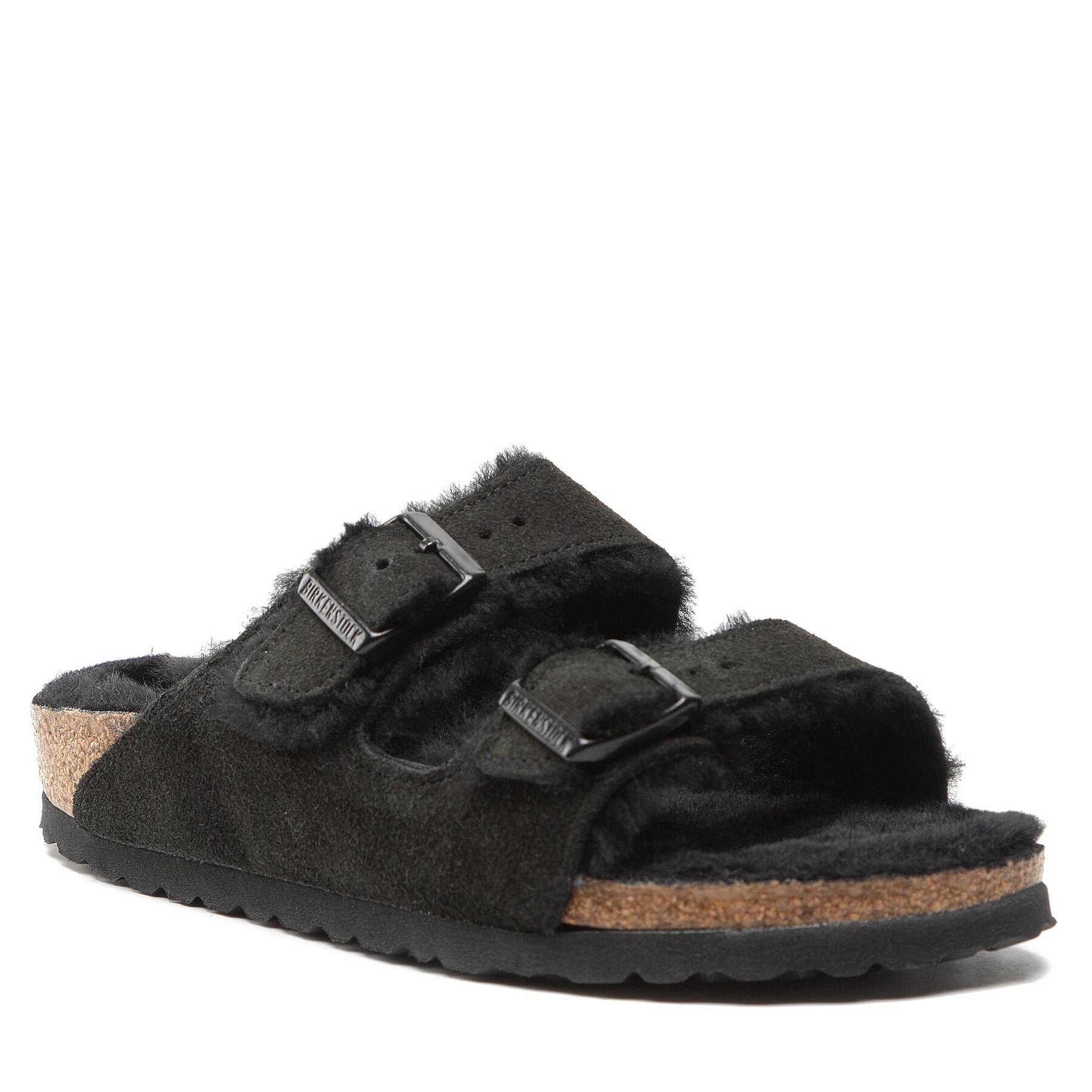 Dámske Šľapky Birkenstock, Rozmer: 40, Čierna, Arizona Shearling 0752663