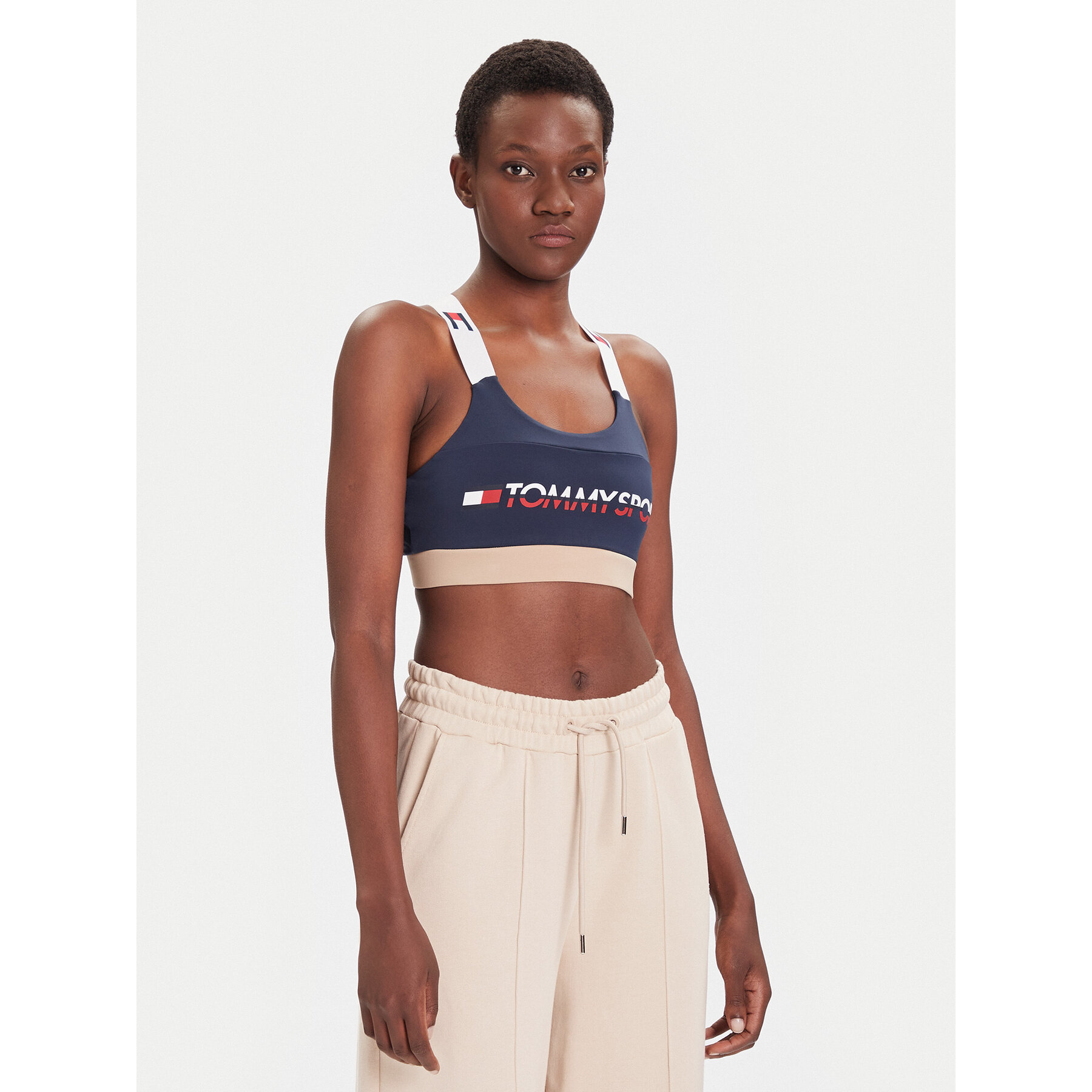 Tommy Sport Σουτιέν τοπ S10S100199 Σκούρο μπλε