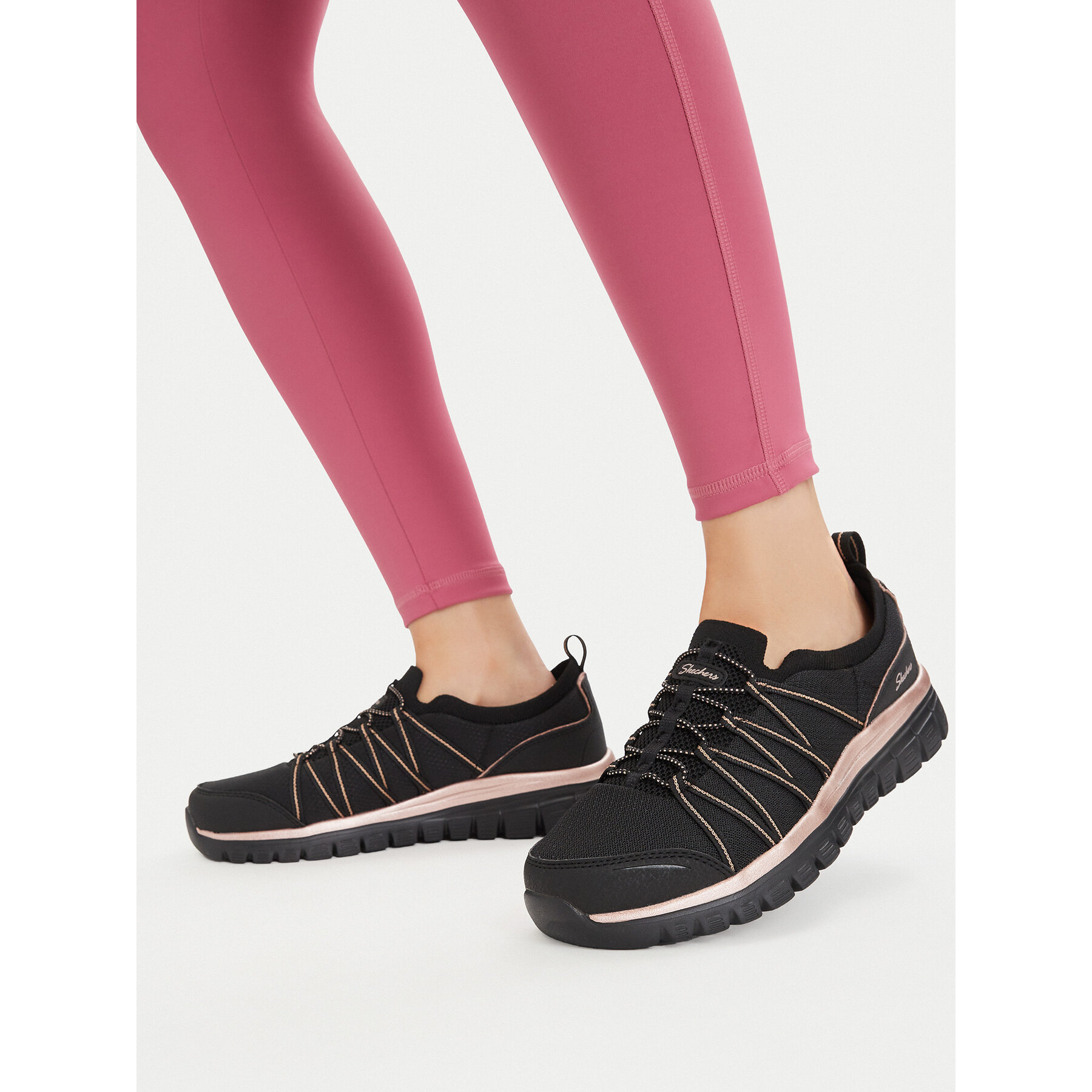 Sneakers Skechers Graceful 100888/BKRG Negru