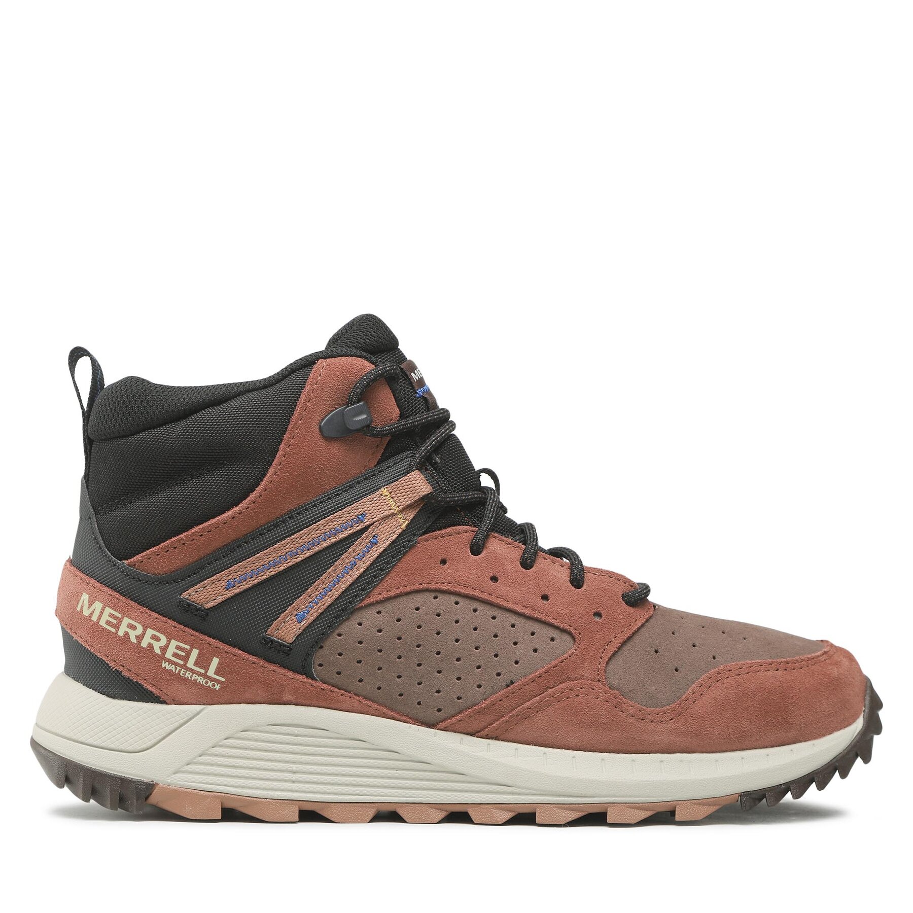 Merrell Παπούτσια πεζοπορίας Merrell Wildwood Sb Mid Wp J067299 Καφέ