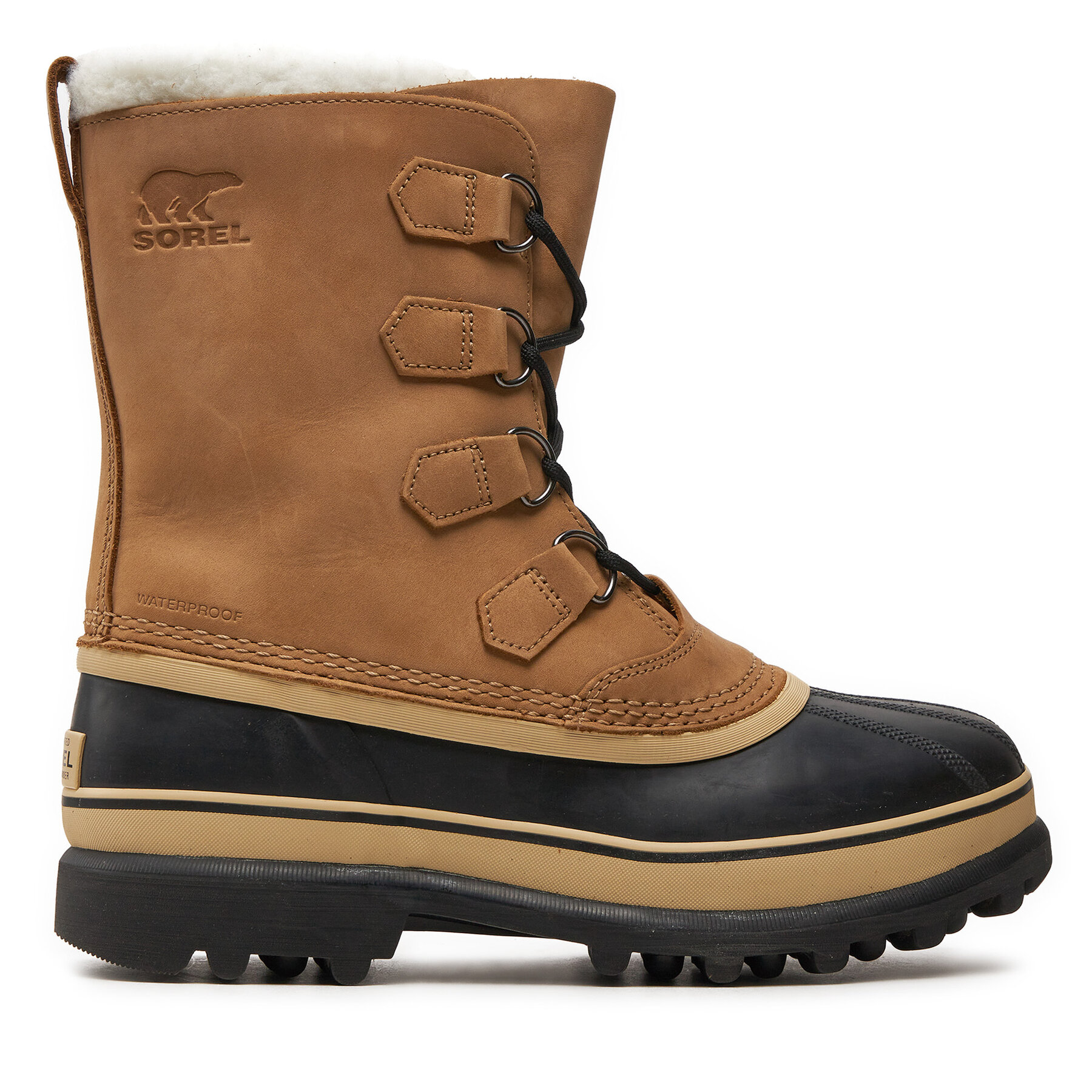 Sorel Μπότες Χιονιού Sorel Caribou NM1000 Καφέ