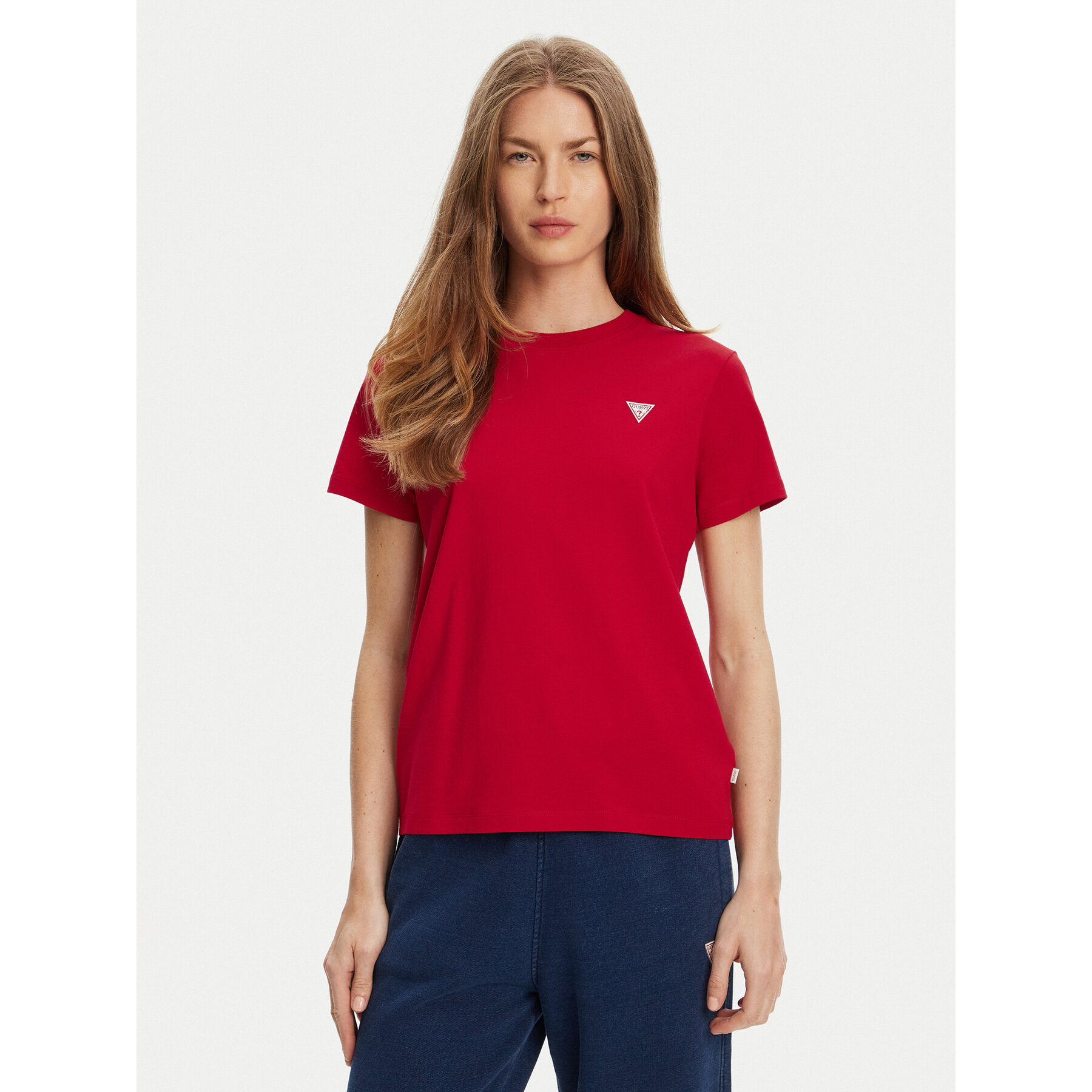 Guess Jeans T-shirt W4YI10 J1314 Rosso Regular Fit