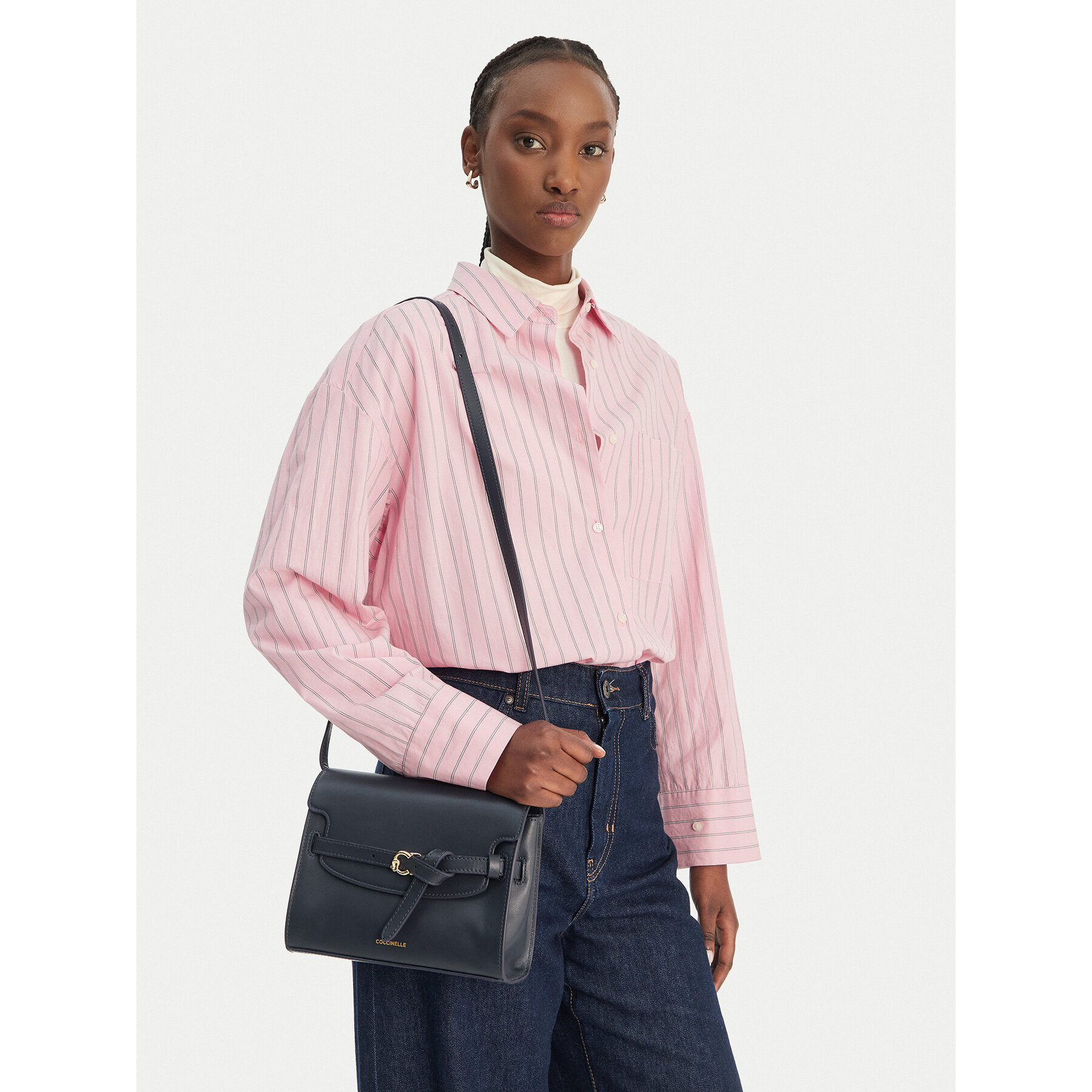 Τσάντα Coccinelle TLA Coccinellesabine E1 TLA 15 01 01 Σκούρο μπλε