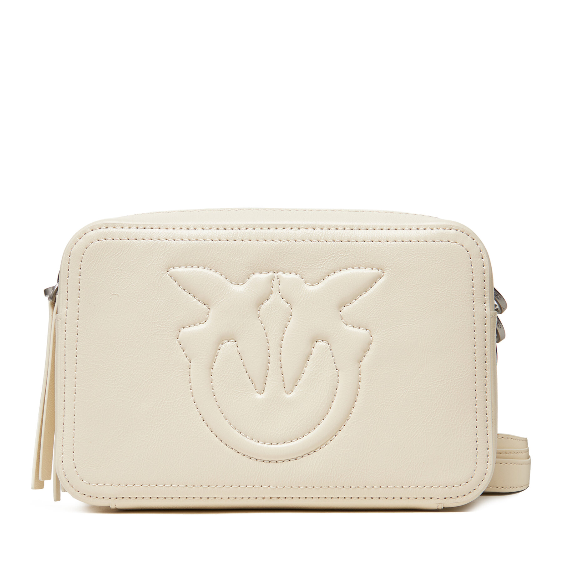 Borsetta PINKO Carrie Camera Bag Classic PE 25 PLTT 104336 A26J Écru