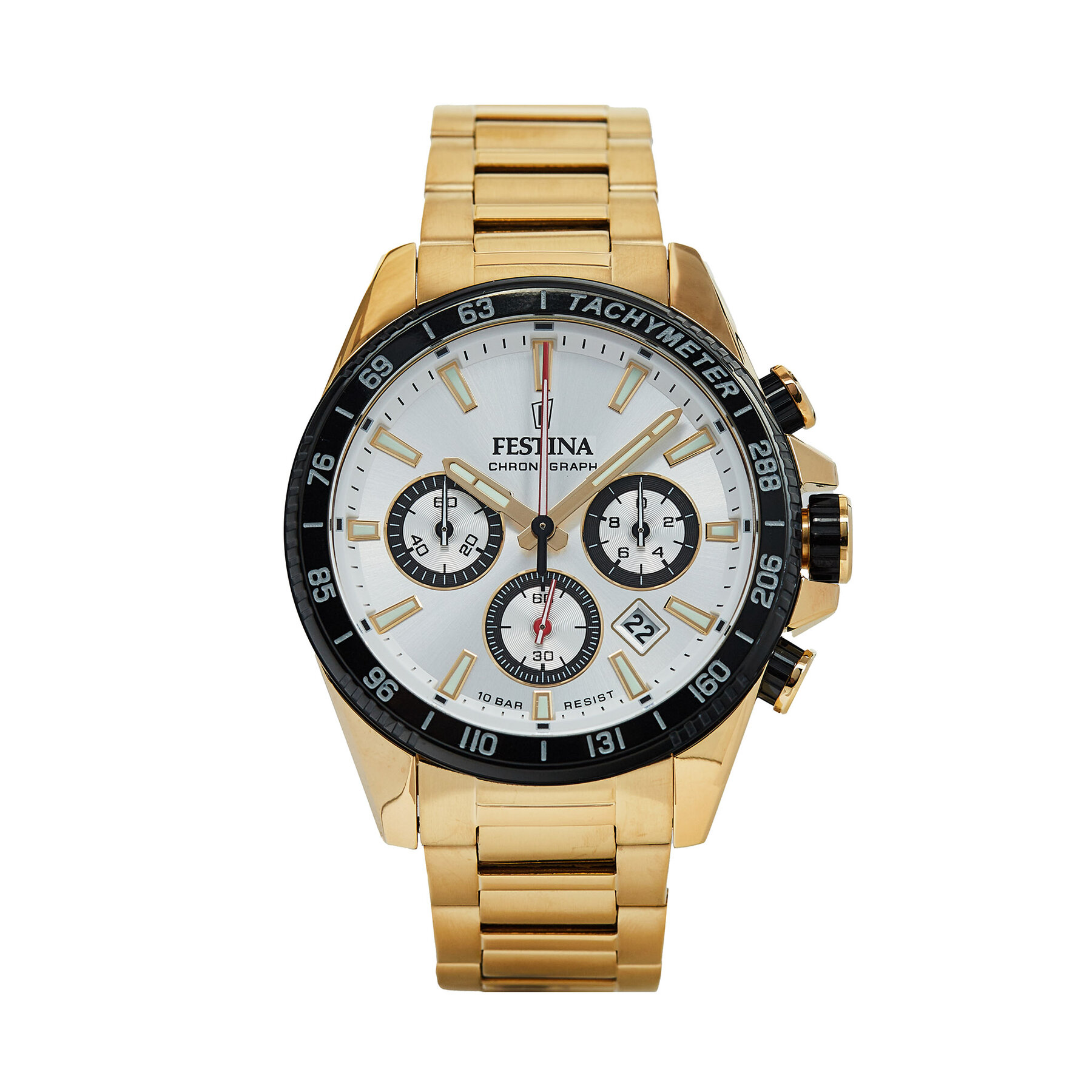 Festina Ρολόι Festina Timeless Chronograph 20634/1 Χρυσό