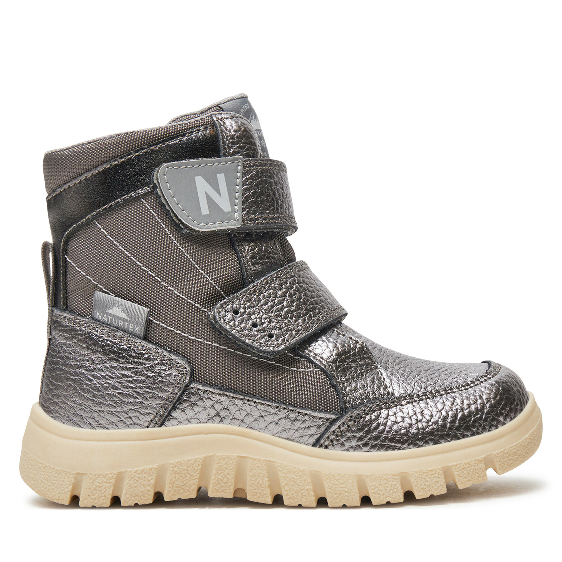 Kinder Schneeschuhe Naturino, Schuhgröße 34, Silberfarben, Rivo Vl Wp 0013001584.03.0Q02 S