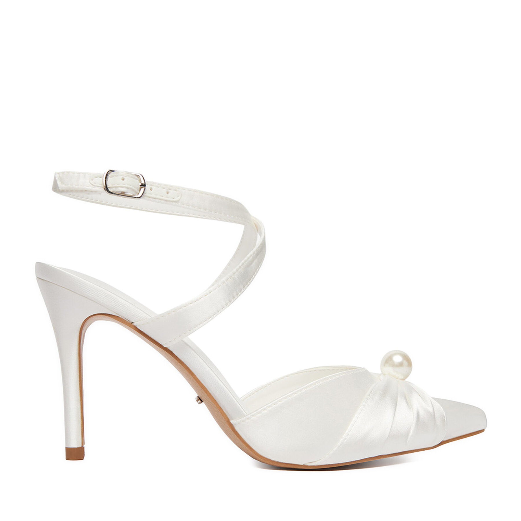 Pantofi cu toc subțire DeeZee CEO-CD23029-13 Alb