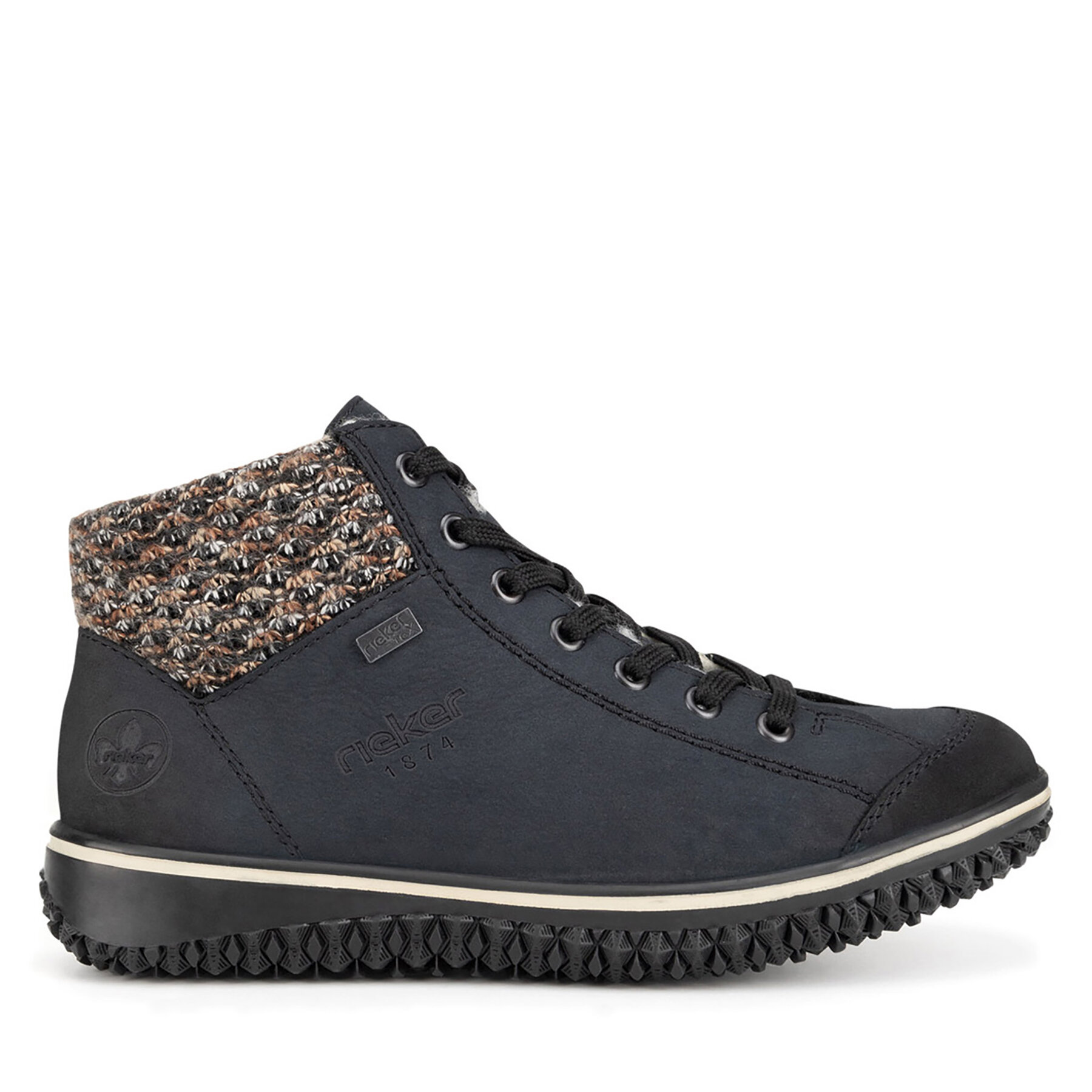 Damen Stiefeletten Rieker, Schuhgröße 38, Blau, Z4243-14