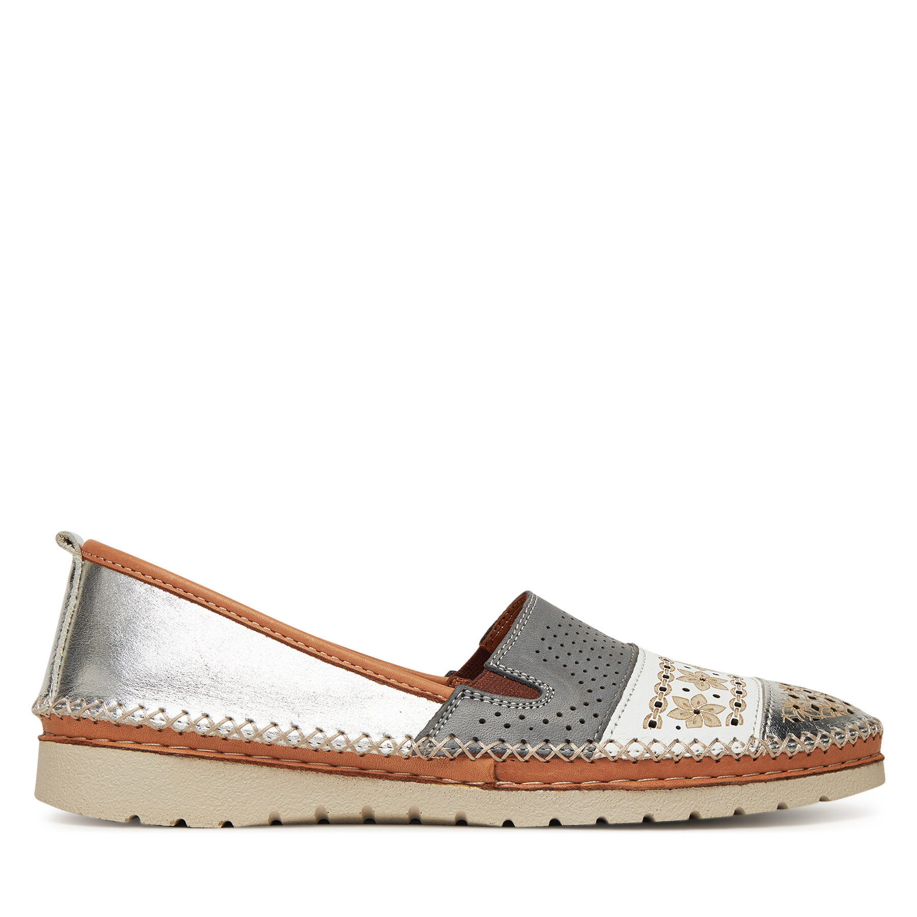 Scarpe basse Manitu 840122 Bianco