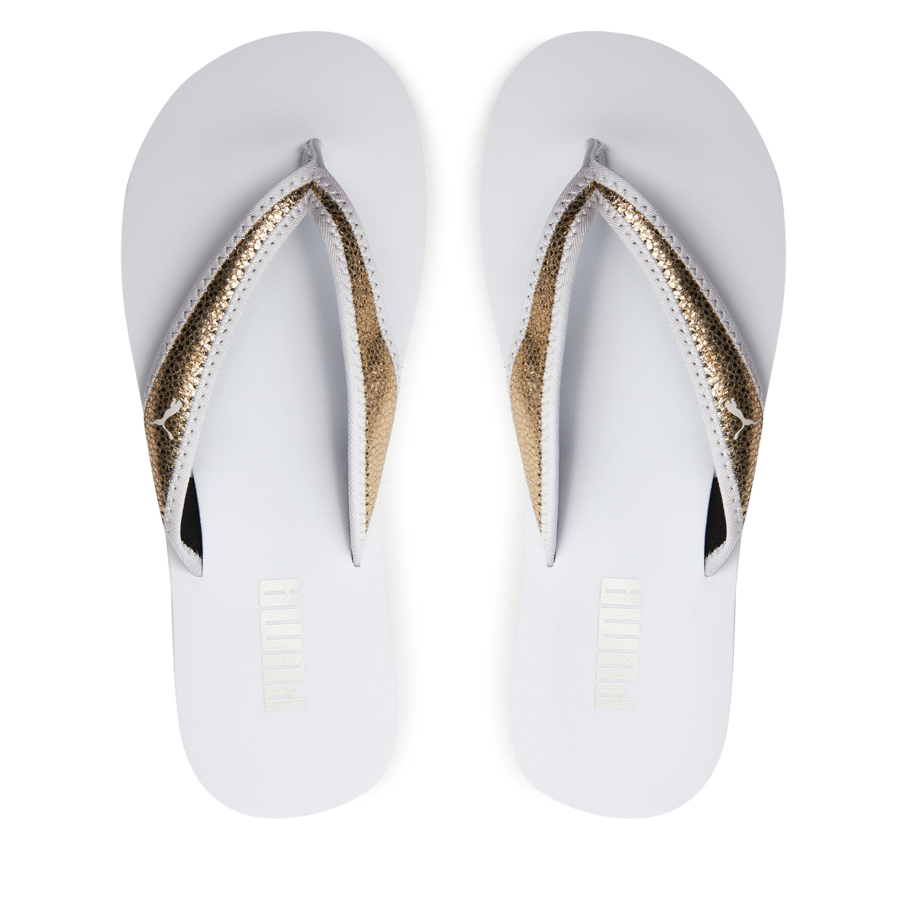 Női Flip-flops Puma, Méret: 35.5, Fehér, Sandy Flip Metallic Shine 700511-01