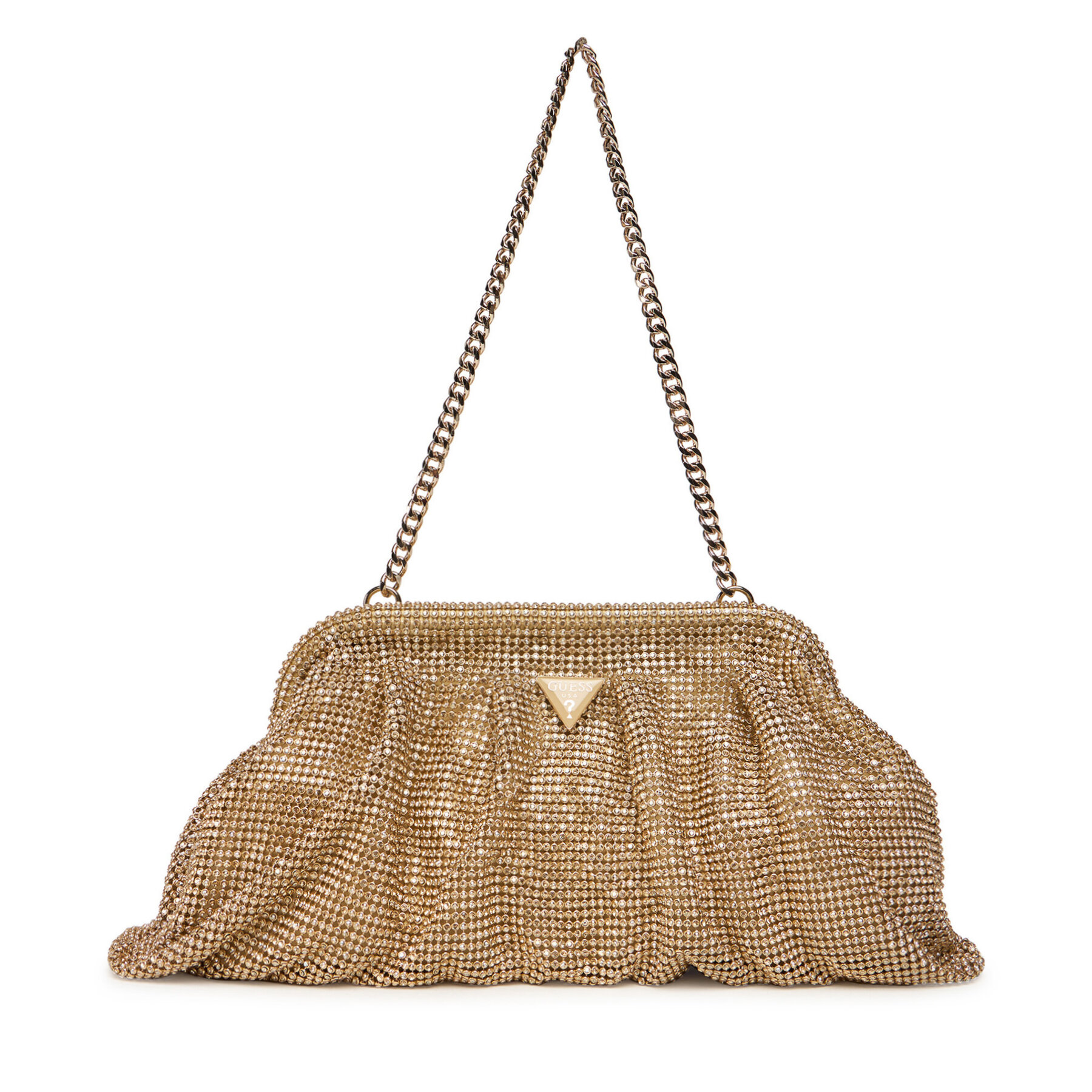 Handtasche Guess Zalina Mini HWRP93 50710 Goldfarben