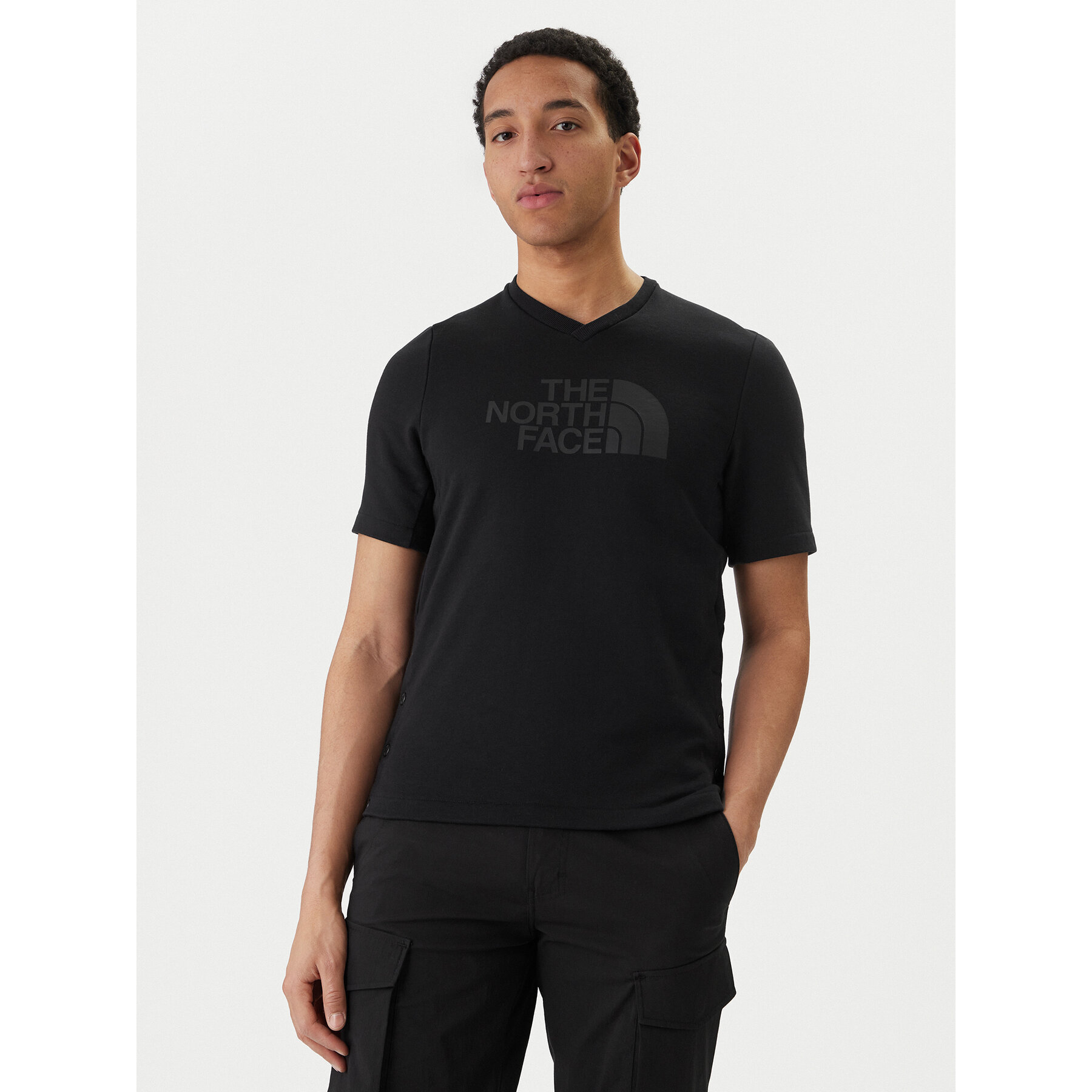 The North Face Póló M Ss Big Logo NF0A3LDS Fekete Regular Fit