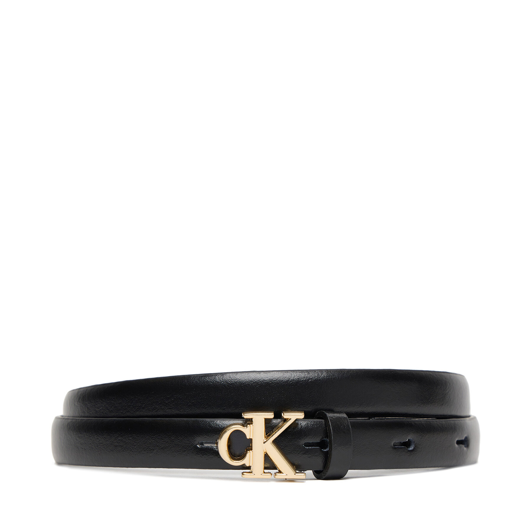 Curea de Damă Calvin Klein, Mărimea: 95, Negru, Ck Buckle 15Mm Fixed Belt LV04F7055G