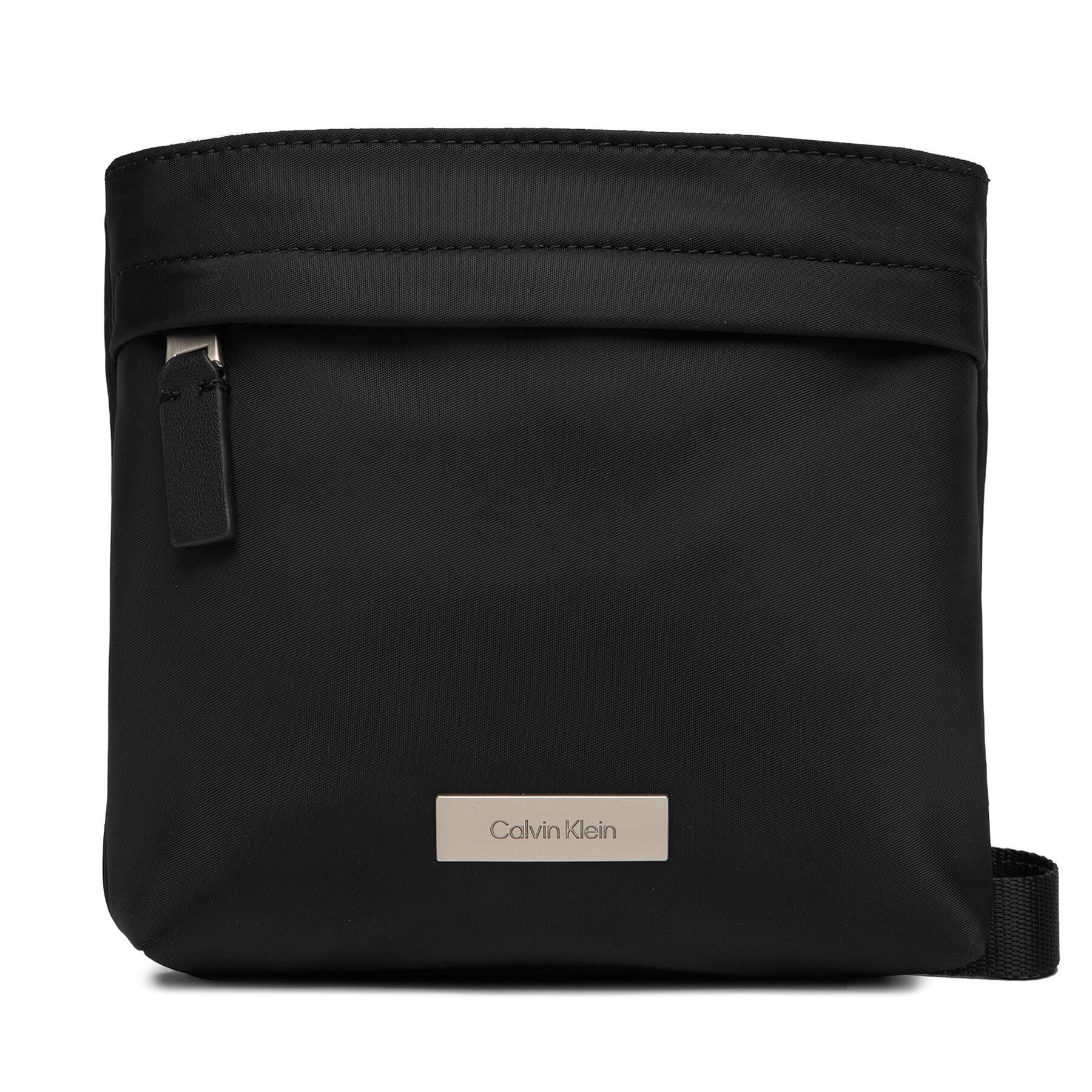 Crossover torbica Calvin Klein Sleek Slim Flatpack LV04D3234G Crna