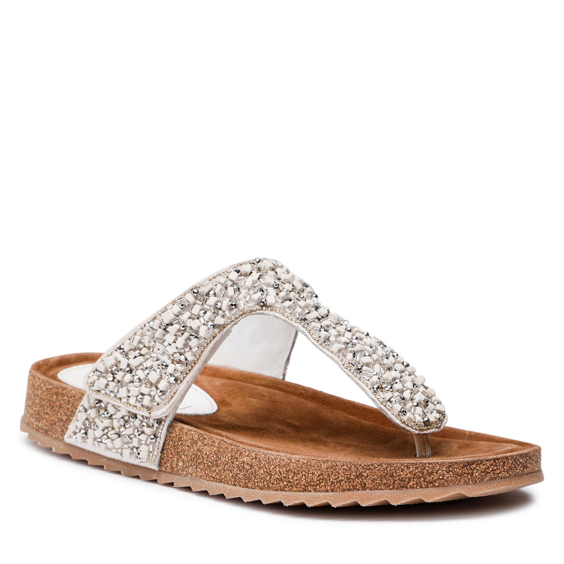 Flip flop Lazamani 75.824 White epantofi.ro imagine noua